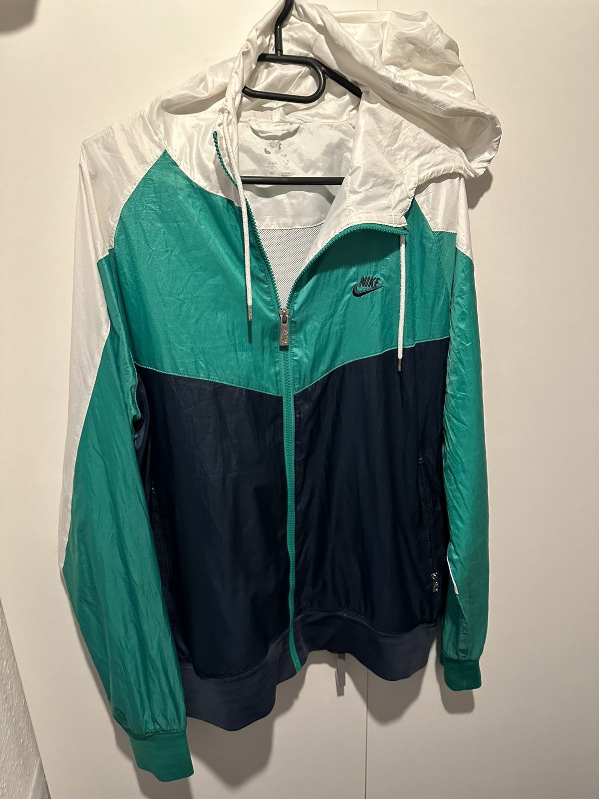 Nike Jacket Windbreaker Size M Vintage Jacke Retro