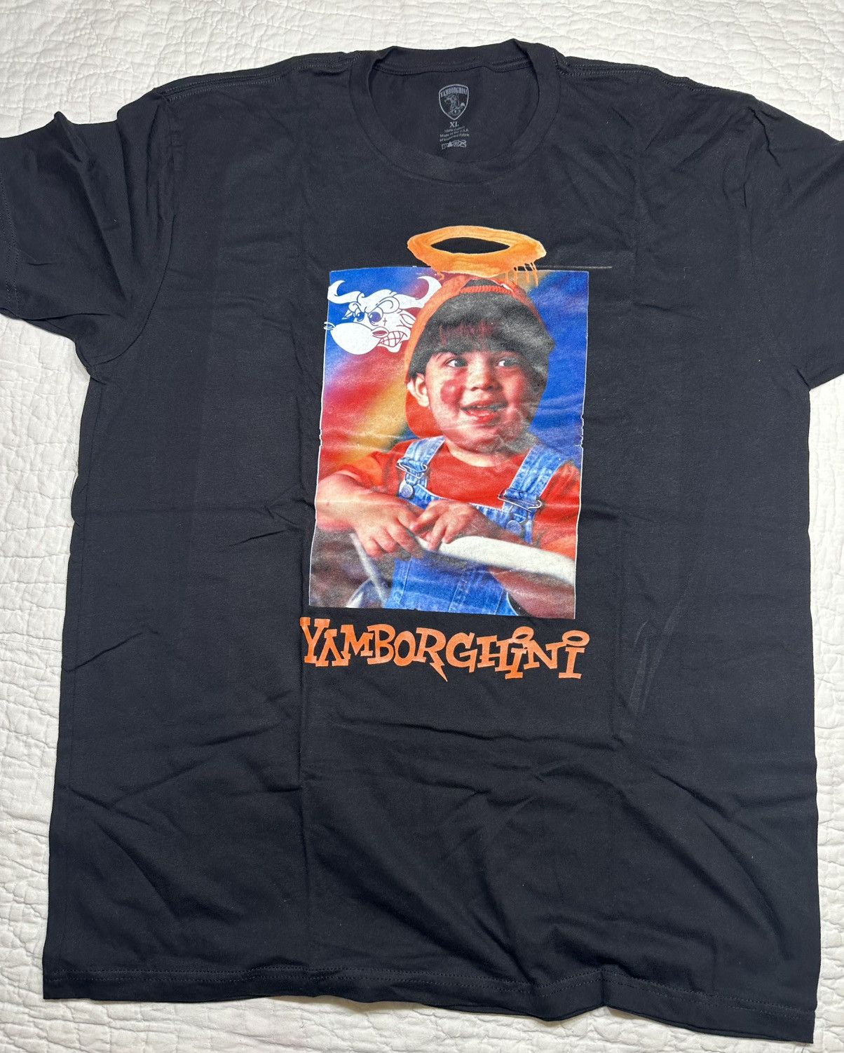 A$AP Rocky × AWGE ASAP Yams/Yamborgini High Tee Barclays 2019 Exclusive Tee XL Size US XL / EU 56 / 4 - 1 Thumbnail
