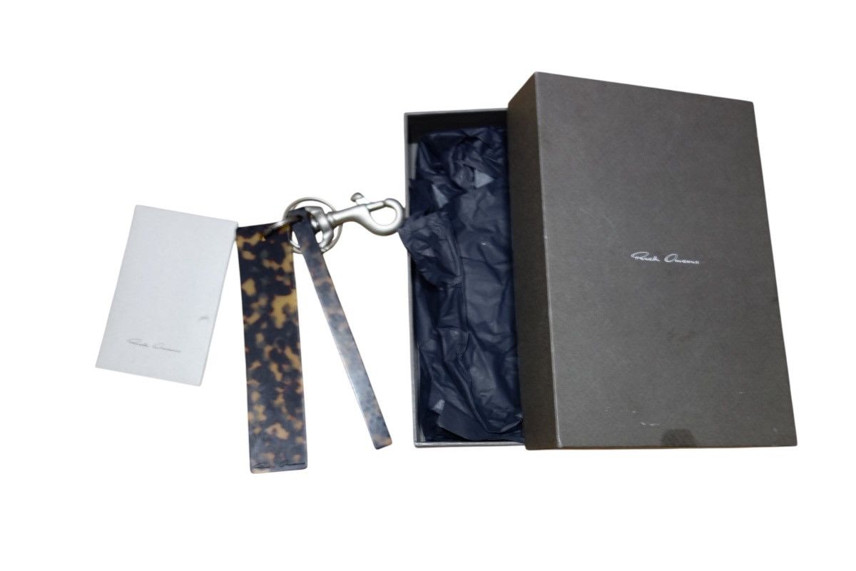 Rick Owens Rick Owens Tortoiseshell Logo Keychain Size ONE SIZE - 2 Thumbnail