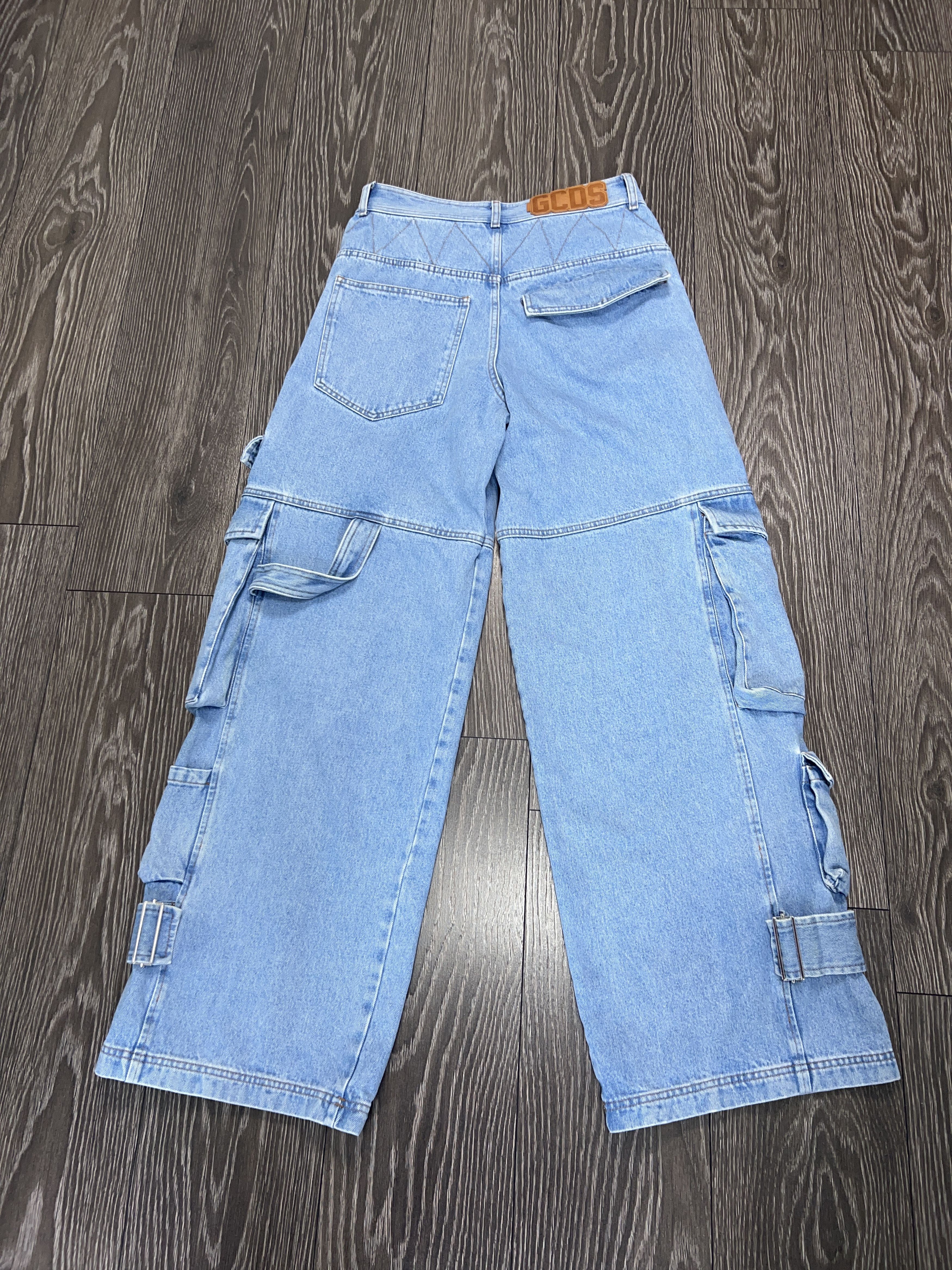 GCDS Ultracargo Denim Multipocket Pants Jeans Wide Leg Size 33 Size US 33 - 22 Thumbnail