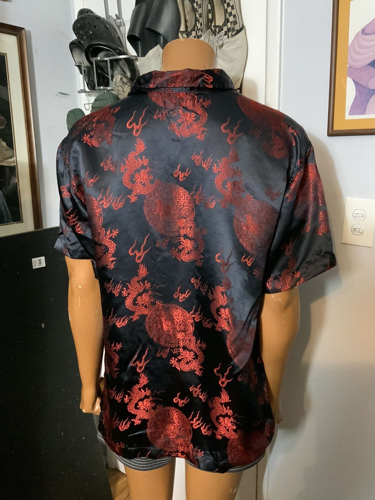 Vintage Y2K Street Culture Dragons Squirrel Oriental Asian Shirt Size US L / EU 52-54 / 3 - 10 Thumbnail