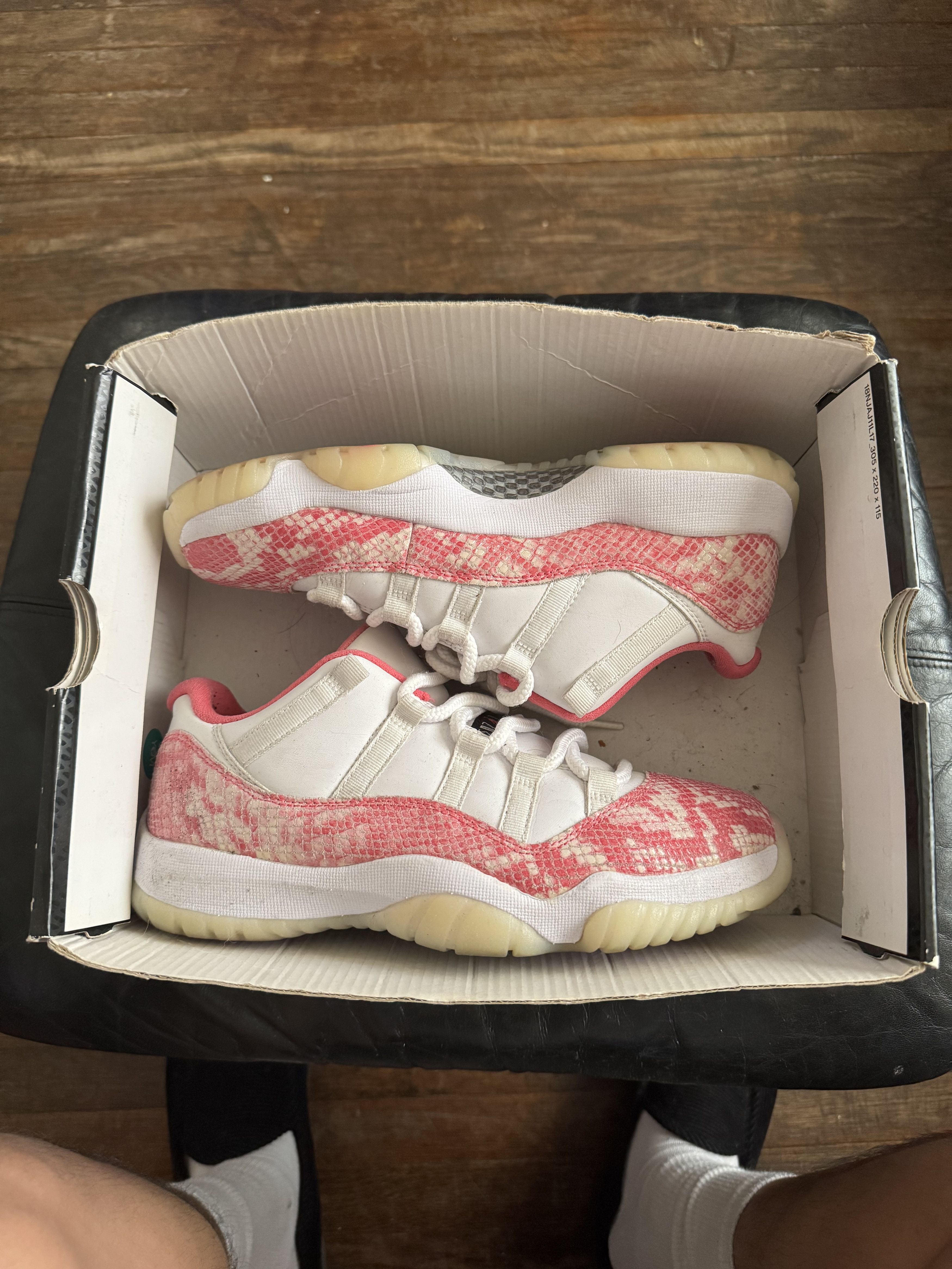 Jordan 11 Retro Low Pink Snakeskin (2019) (Women's)