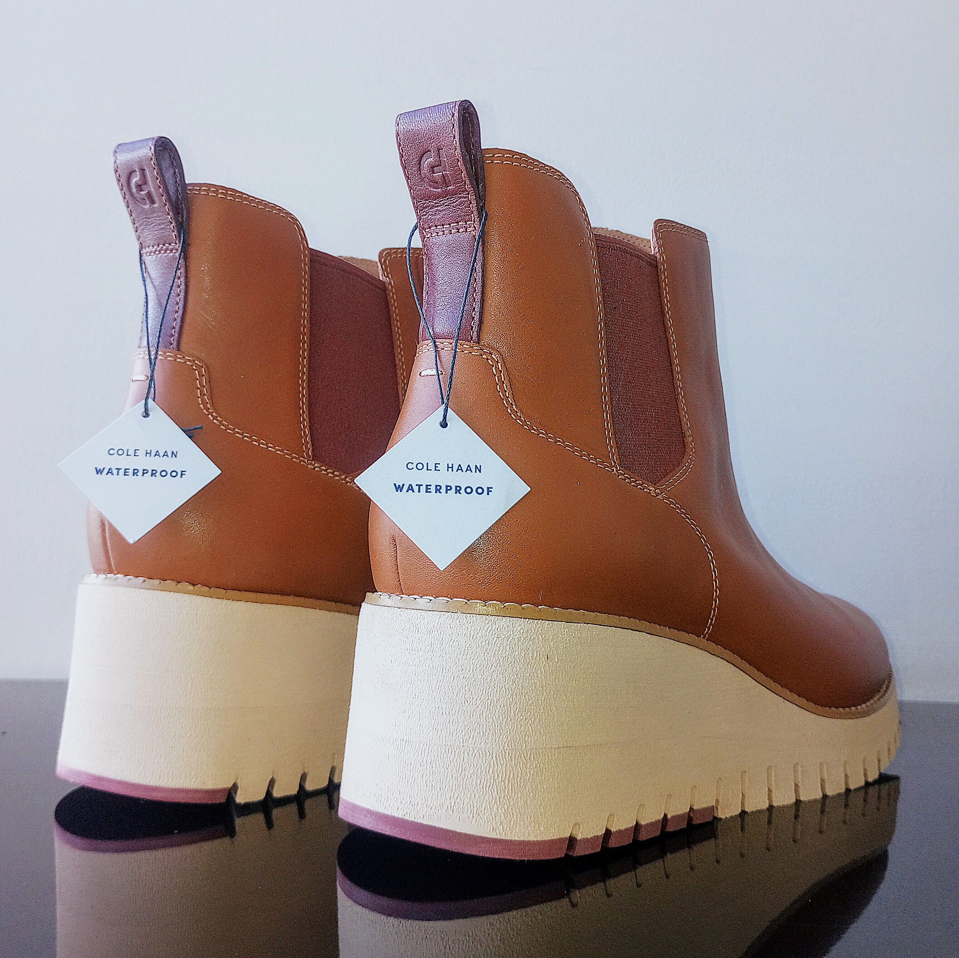 Cole Haan Cole Haan Women ZeroGrand City Wedge Waterproof Chelsea Boot Size US 9.5 / IT 39.5 - 6 Thumbnail