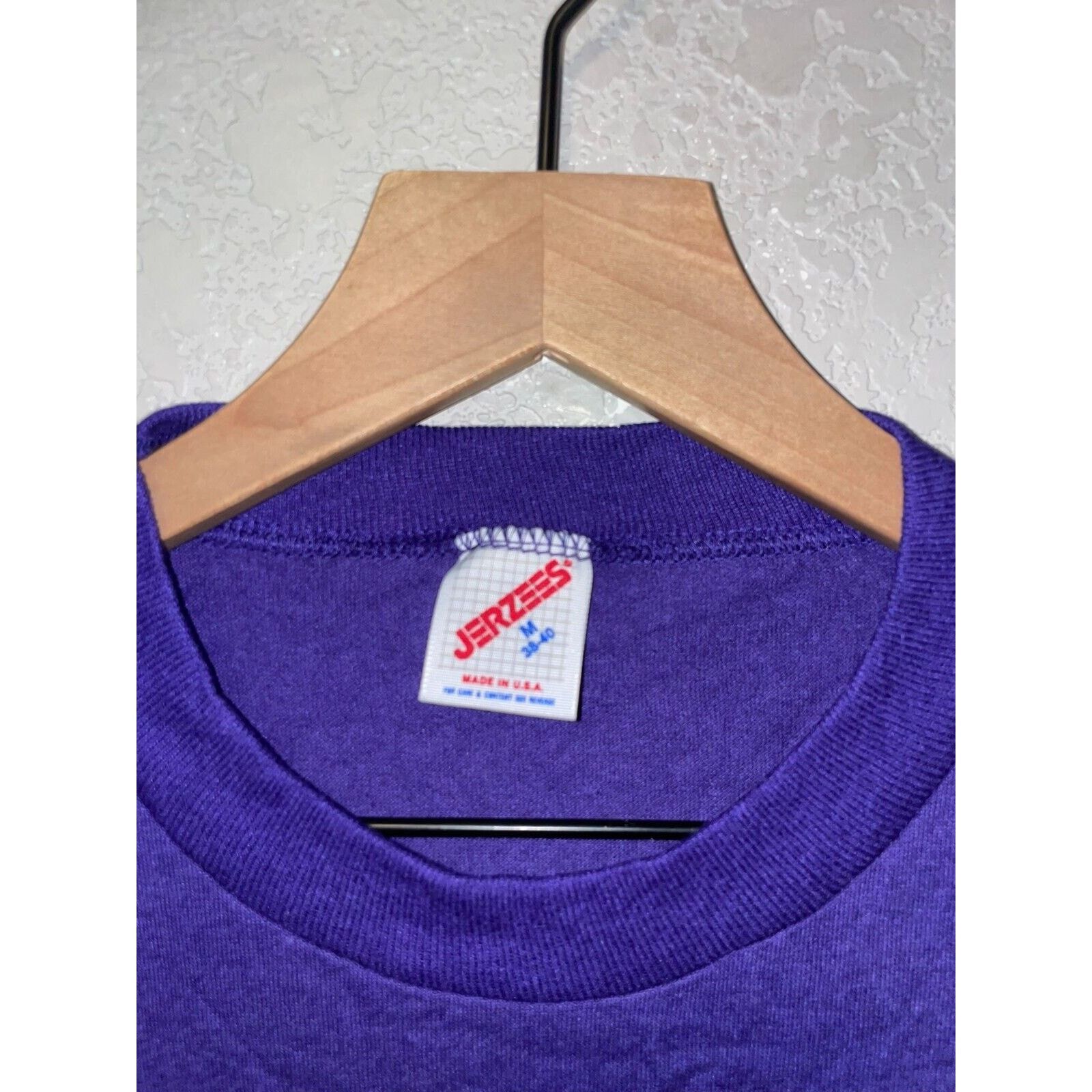 Jerzees Vintage Mount Rushmore Shirt Firework Purple Tee VTG 90s M Size US M / EU 48-50 / 2 - 8 Thumbnail