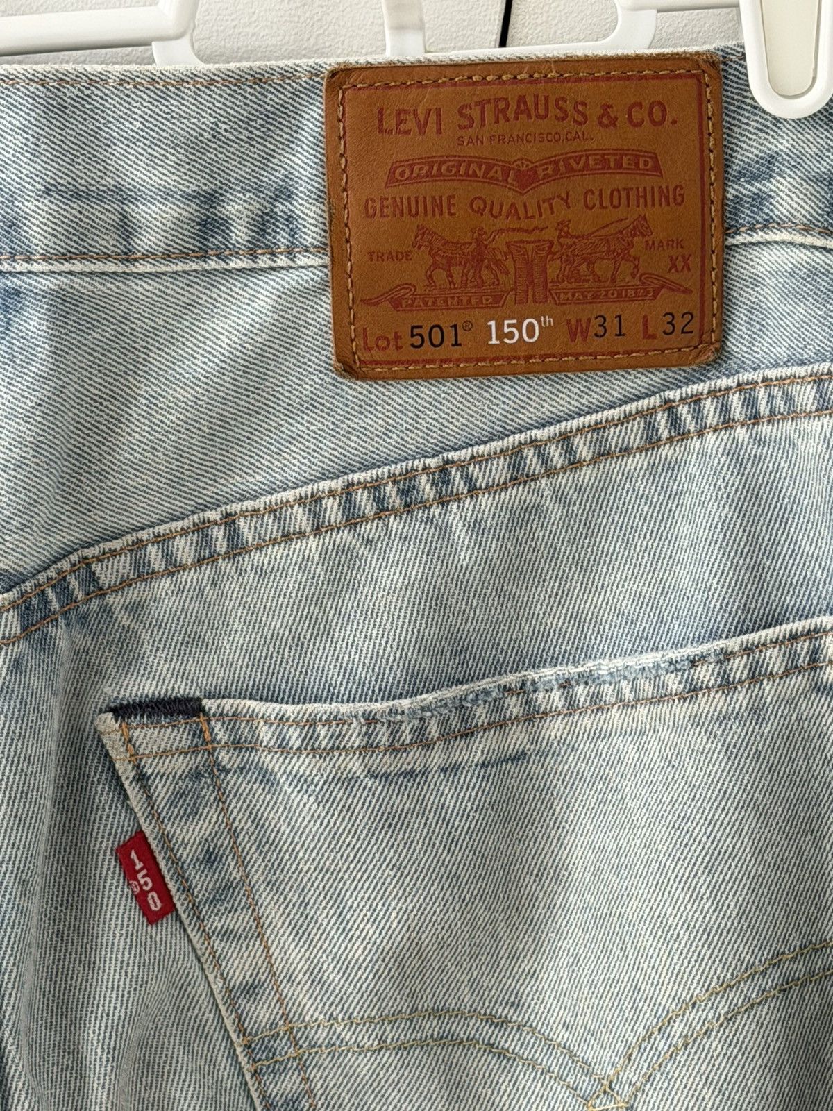 Levi's Levi’s 501 150th anniversary Sashiko denim Size US 31 - 5 Thumbnail