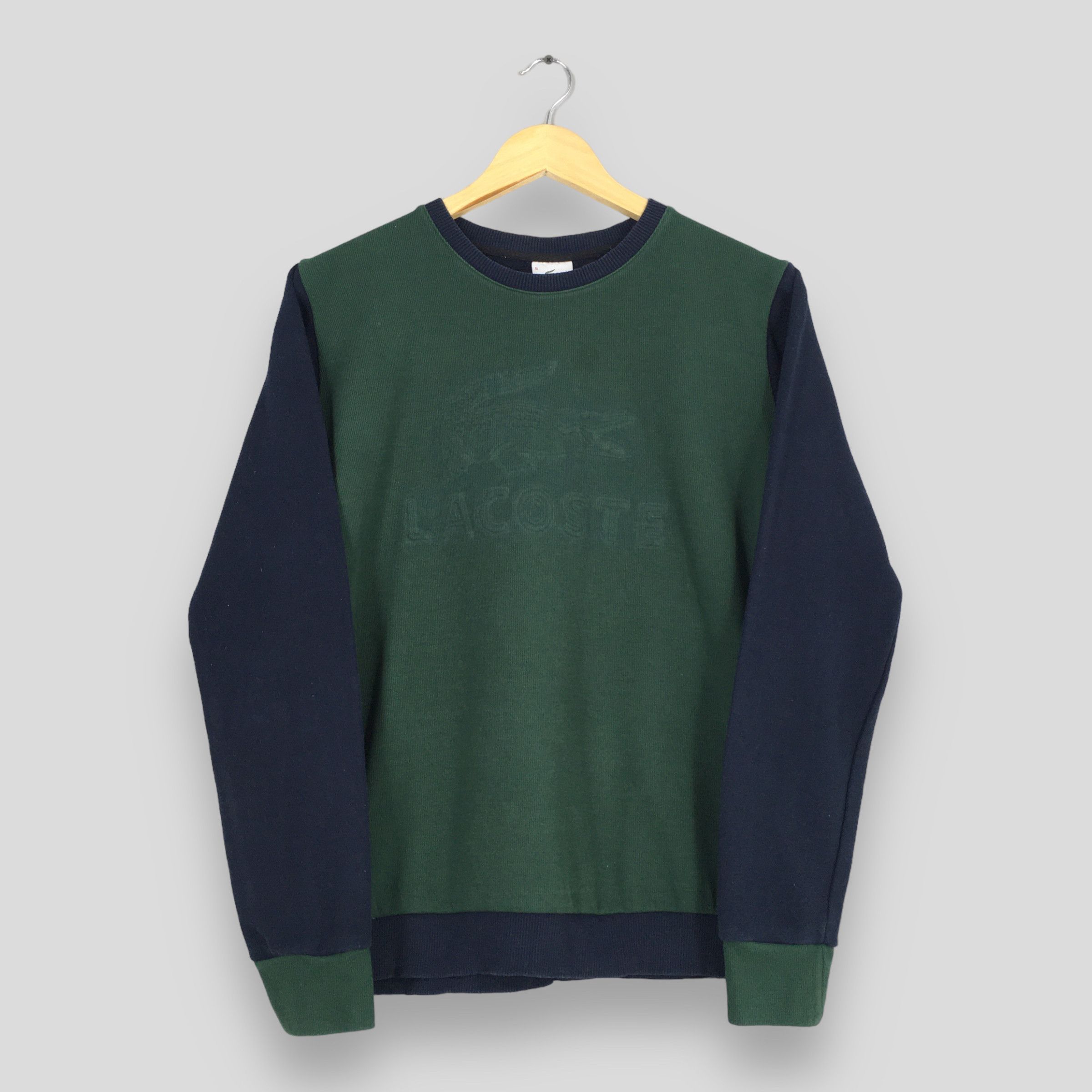 Lacoste × Vintage Vintage Chemise Lacoste Green Sweatshirts Small Size US S / EU 44-46 / 1 - 1 Thumbnail