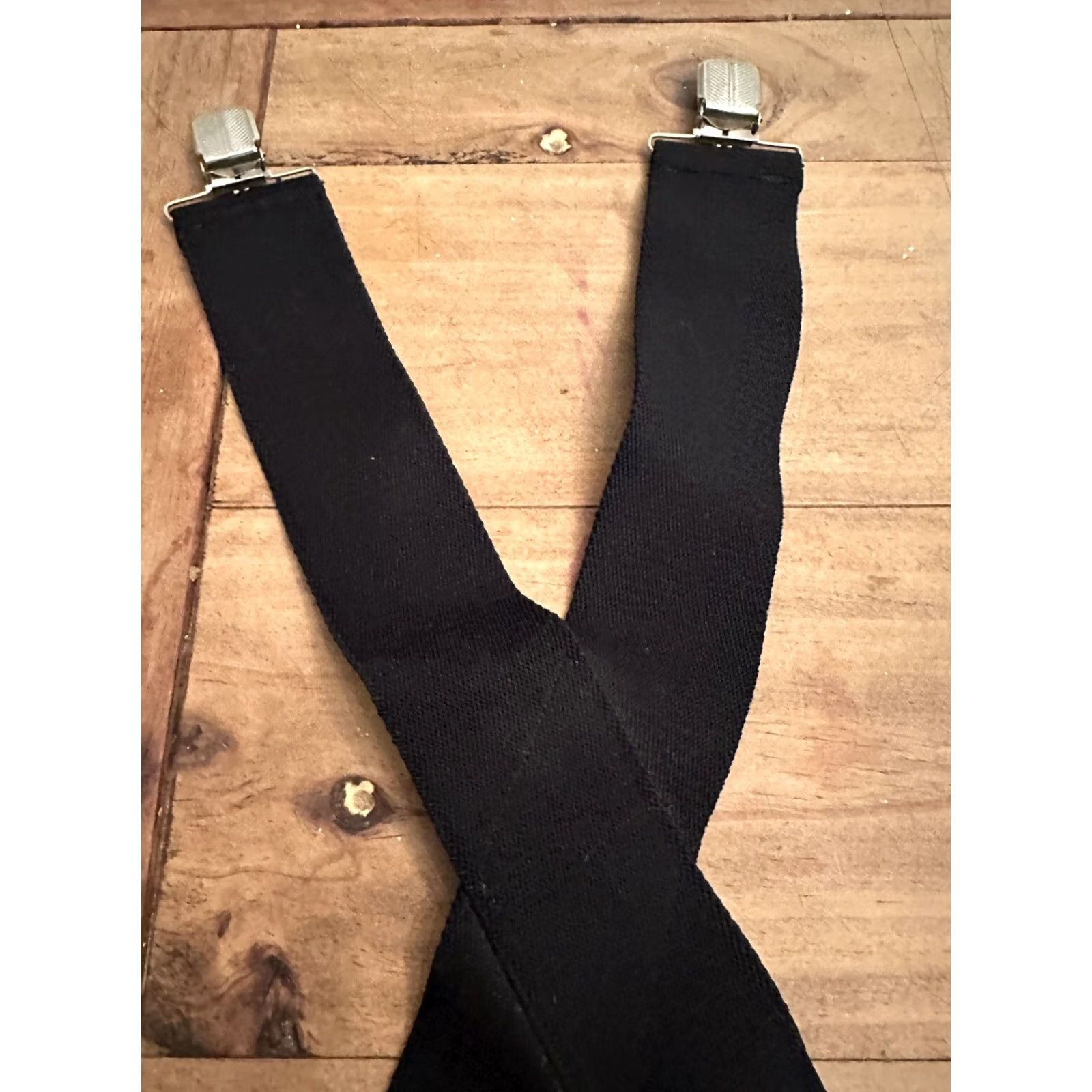Vintage VINTAGE Easy Riders Suspender Men Black Orange Flame's Rare Adjustable Clip Biker Harley Width One Size Size ONE SIZE - 5 Thumbnail
