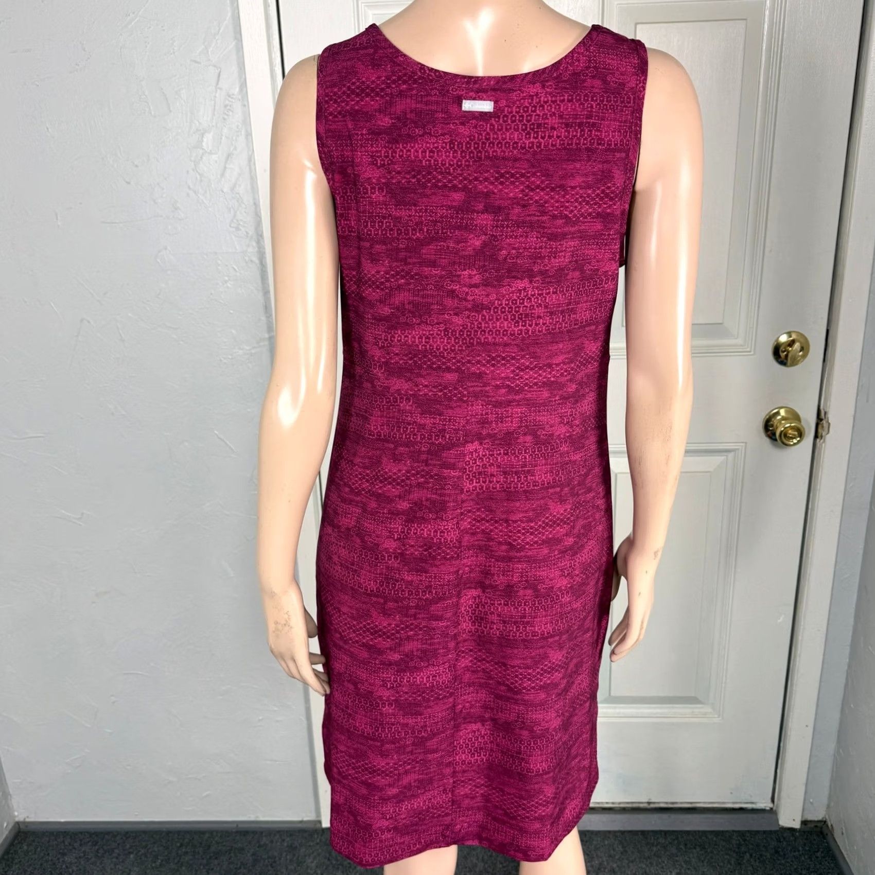 Vintage Columbia Dress Mini Sleeveless Geometric Pink Small Regular Travel Casual Size S / US 4 / IT 40 - 4 Thumbnail