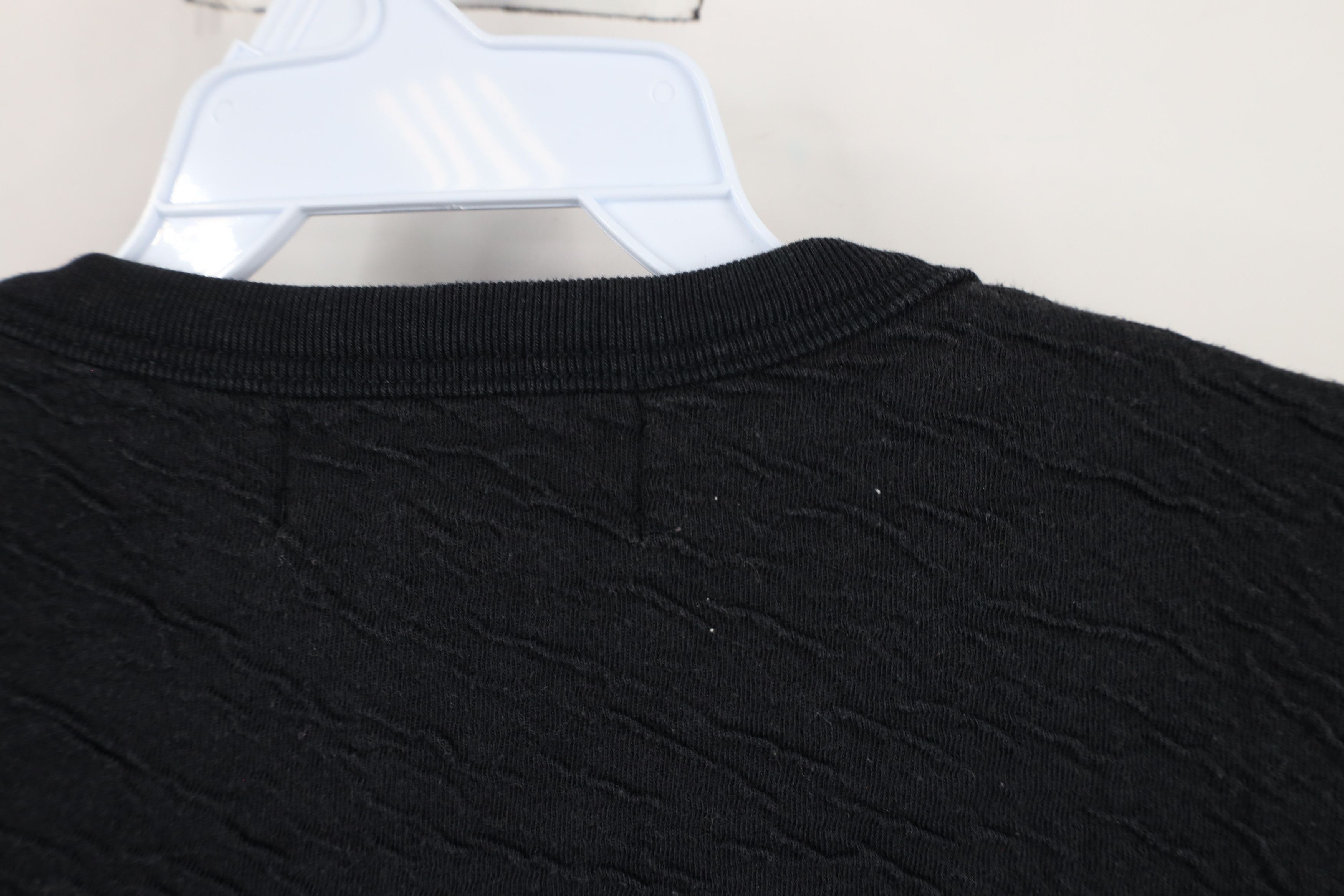 Vintage Vintage 90s Streetwear Crinkled Block Henley Sweatshirt Size US S / EU 44-46 / 1 - 8 Thumbnail