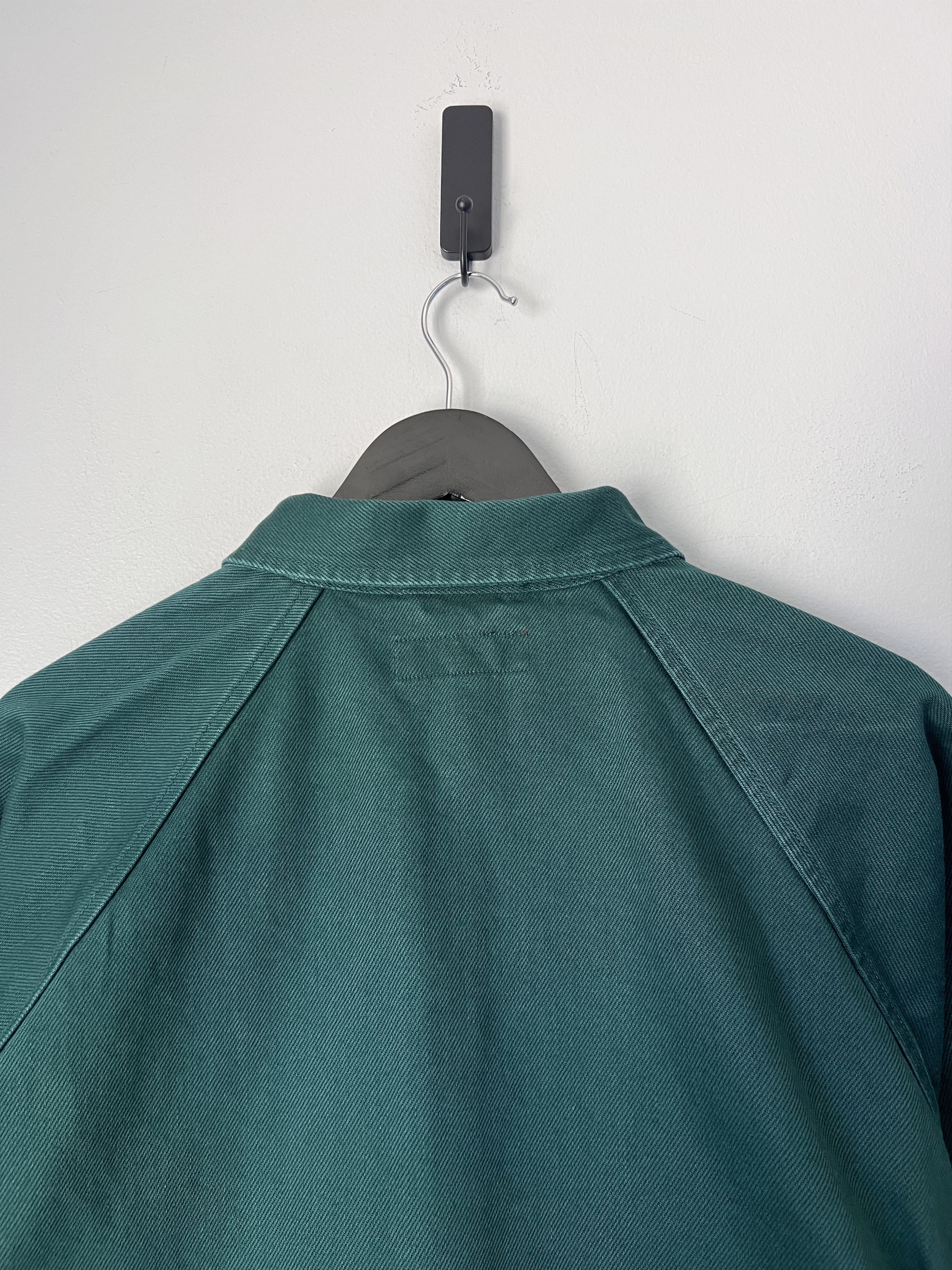 Supreme Supreme Arc Logo Coaches Jacket in Green Denim Size US L / EU 52-54 / 3 - 6 Thumbnail