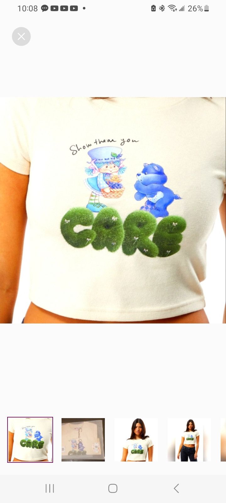 Other Care Bears Show Them You Care T-Shirt Samii Ryanx Strawberry Size M / US 6-8 / IT 42-44 - 1 Thumbnail