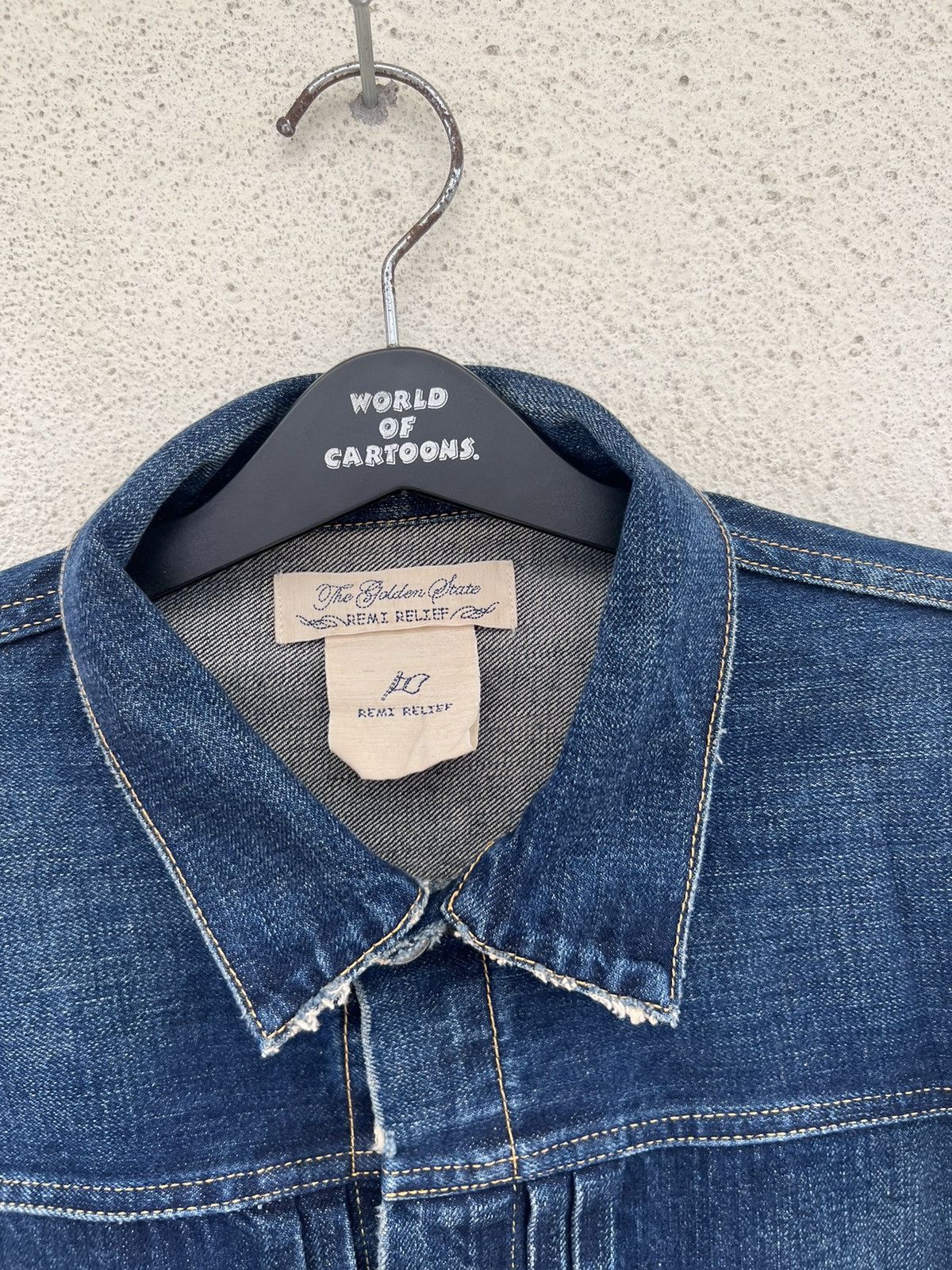 Remi Relief Remi Relief Japan Distress Denim Type 1 Jacket 40s Style Size US M / EU 48-50 / 2 - 7 Thumbnail