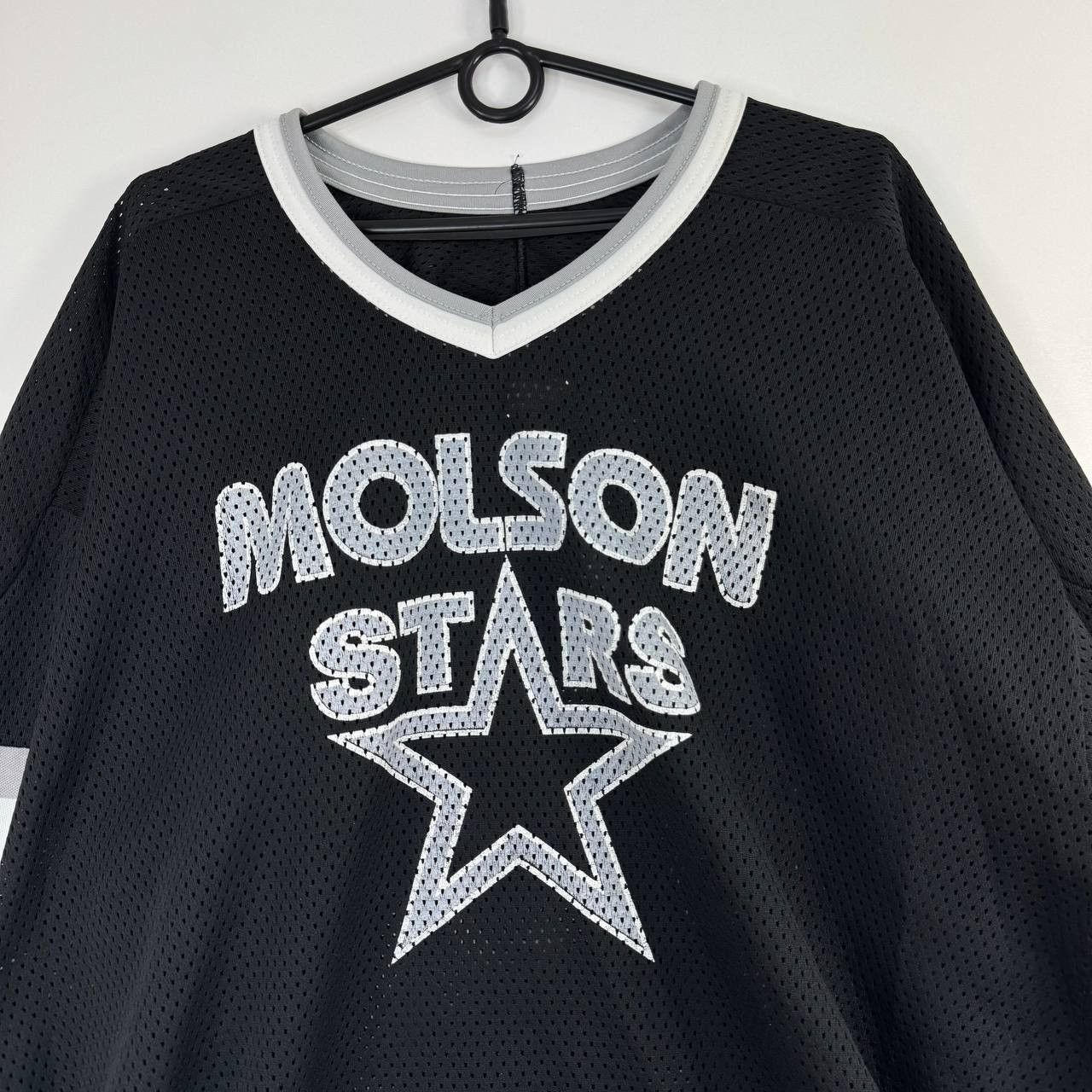 Other Bauer Molson Stars Hockey Jersey Black Made in Canada Sz XL Size US XL / EU 56 / 4 - 2 Thumbnail