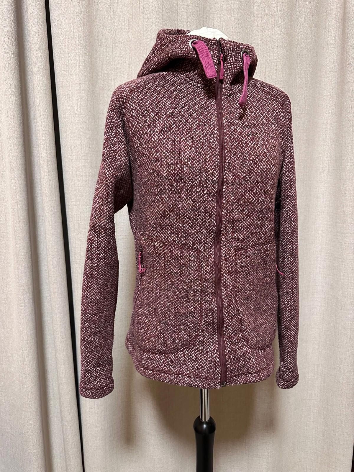 Rab Rab Womens Amy Hoody Red Fleece Chunky Sweater Warm Jacket Size L / US 10 / IT 46 - 3 Thumbnail