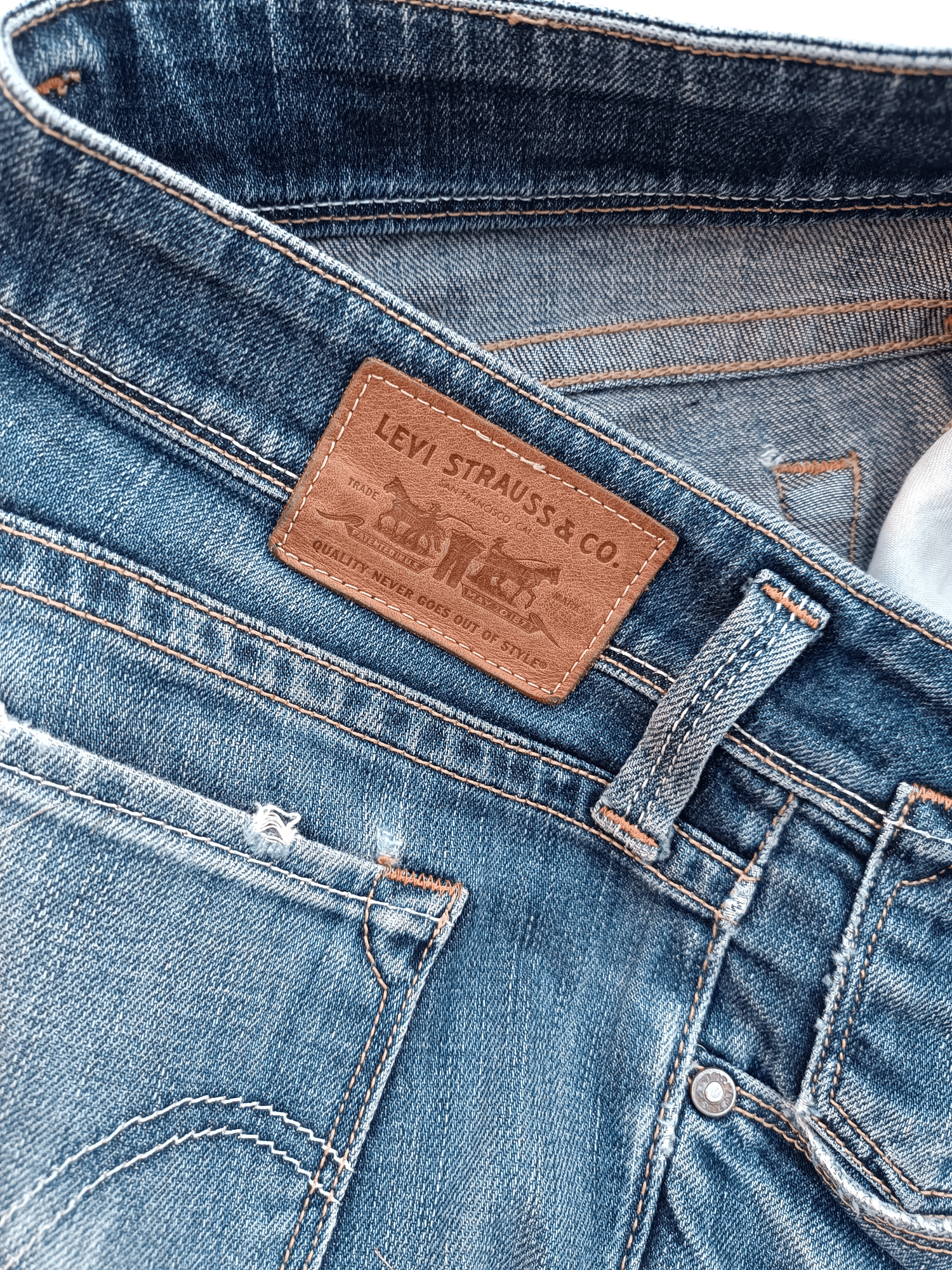 Levi's × Levi's Vintage Clothing × Vintage Vintage Levis Flared Faded Washed Distressed Denim E018 Size US 30 / EU 46 - 21 Thumbnail