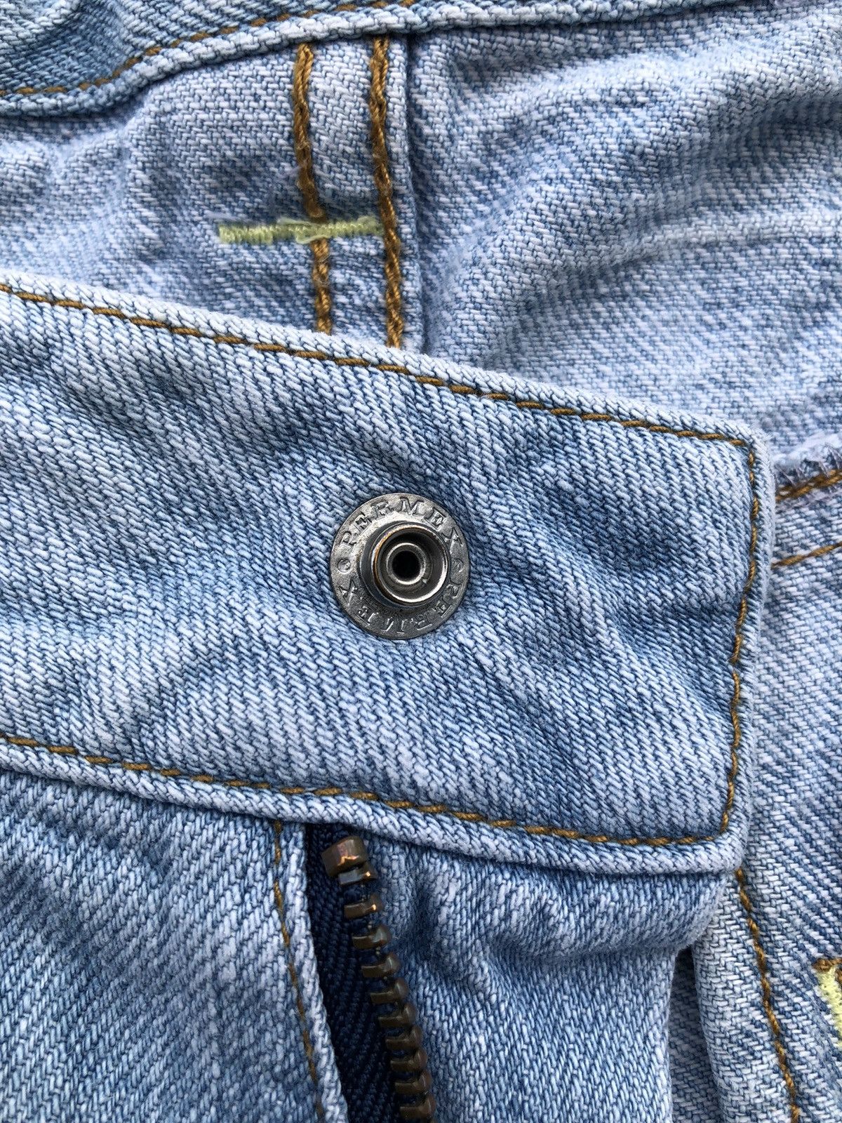 Angel Blue Angel Blue Japanese Hotpants Jeans Denim Distressed Cargo Size 38" / US 16 / IT 52 - 7 Thumbnail
