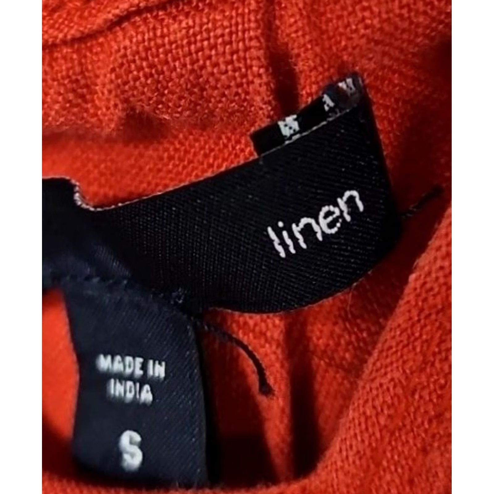 Gap VINTAGE? No. 100% Linen Red Spaghetti Strap Mini Dress Ruffle Hem Women S Gap Dress Sleeveless V-Neck Pullover Solid Red Spring Summer Women S Size S / US 4 / IT 40 - 4 Thumbnail