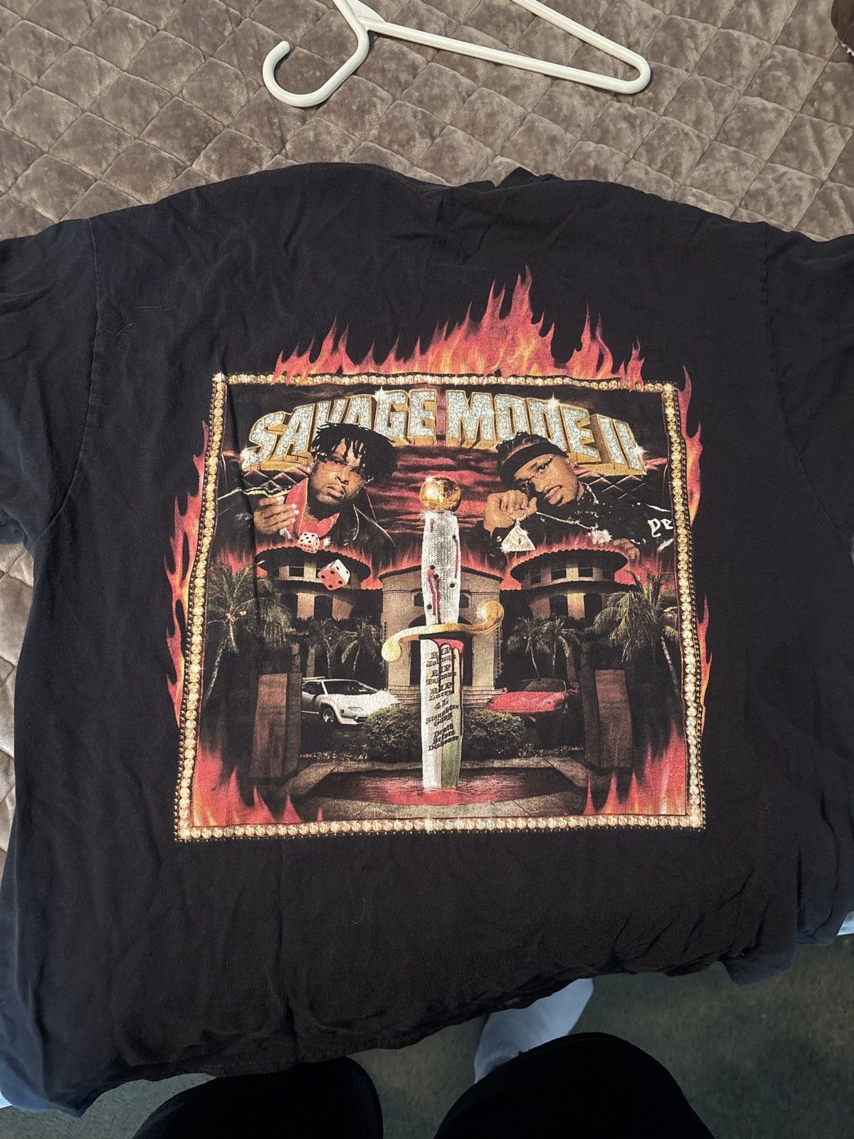 21 Savage Savage Mode II 2020 Slaughter Boomin Original Shirt Size US L / EU 52-54 / 3 - 1 Thumbnail