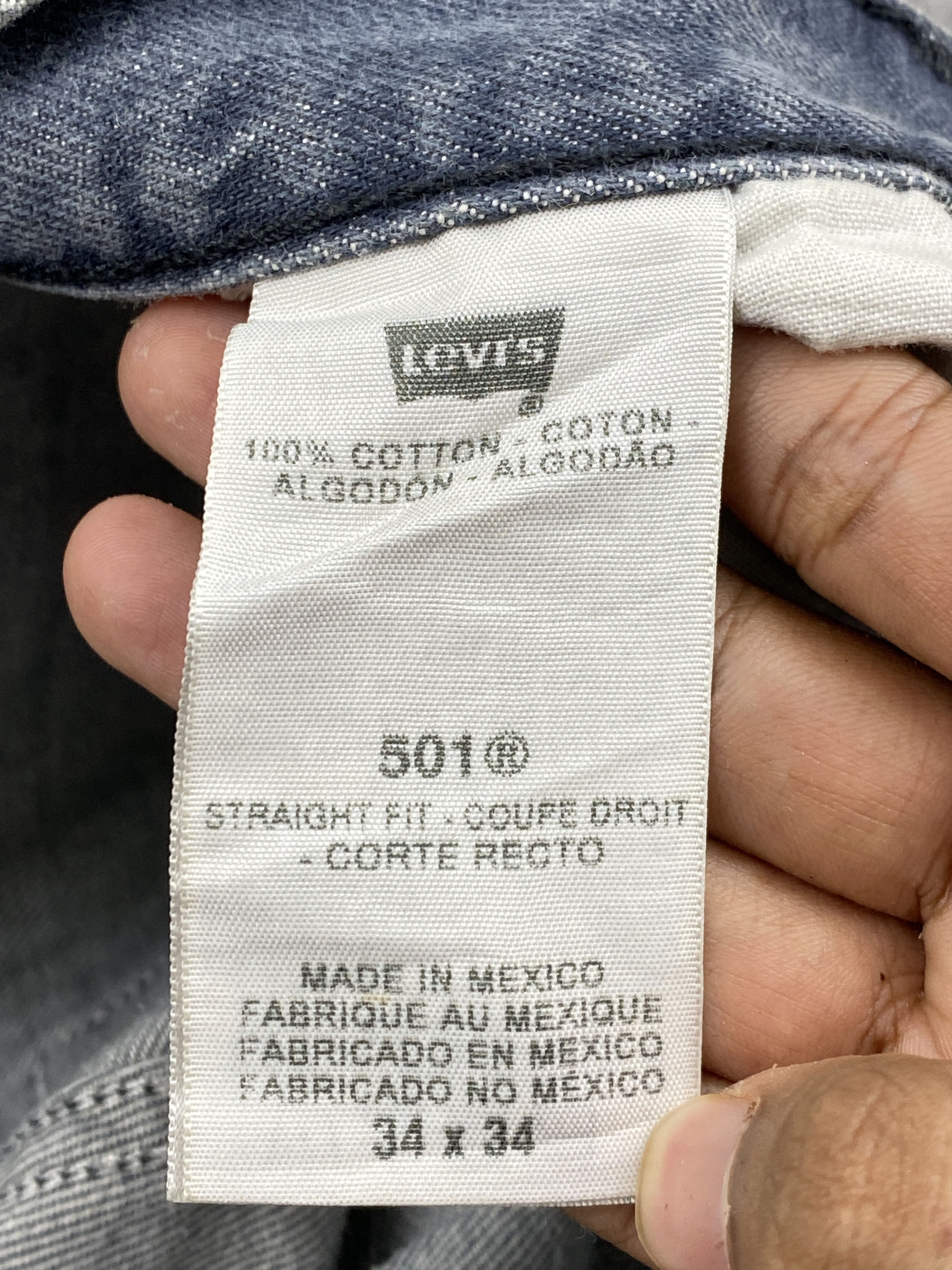 Levi's × Vintage Vintage Levis 501 Rusty Denim Jeans DP2811 Size US 33 - 7 Thumbnail