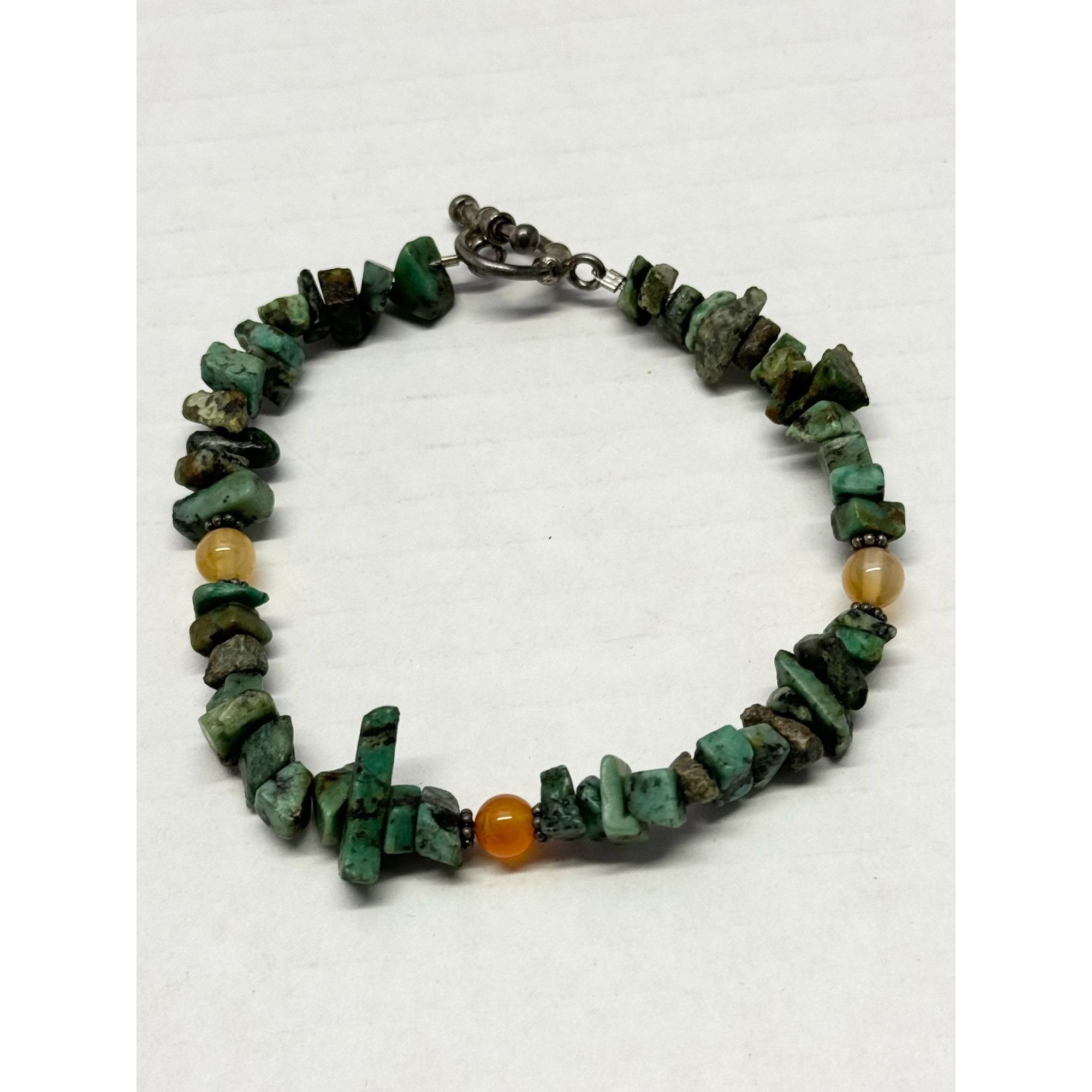 Vintage Vintage genuine turquoise beaded bracelet Size ONE SIZE - 1 Thumbnail
