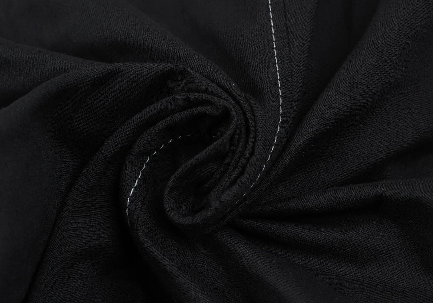 Ann Demeulemeester Cotton Stitch Design Jacket in Black, Size XS Size US XXS / EU 40 - 16 Thumbnail