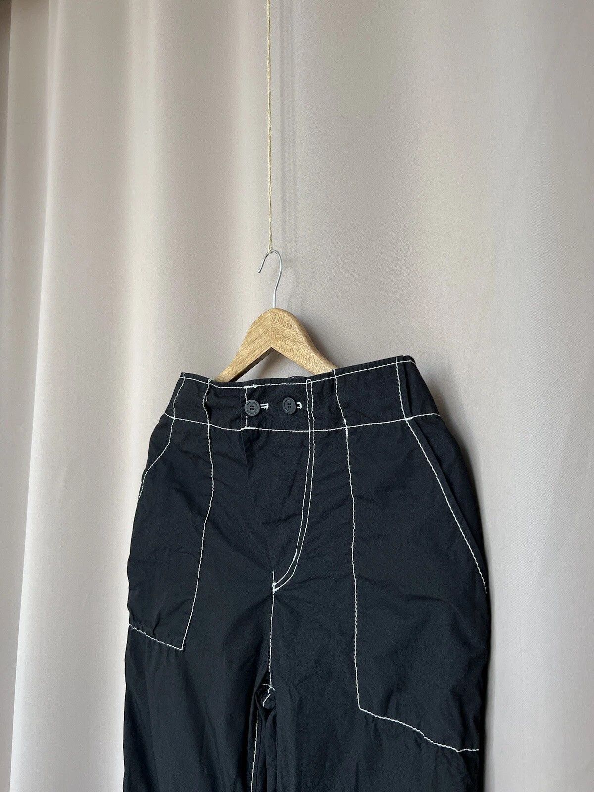 Issey Miyake Issey Miyake Caravan Pants Black/White Size S/M Japanese Size 28" / US 6 / IT 42 - 4 Thumbnail