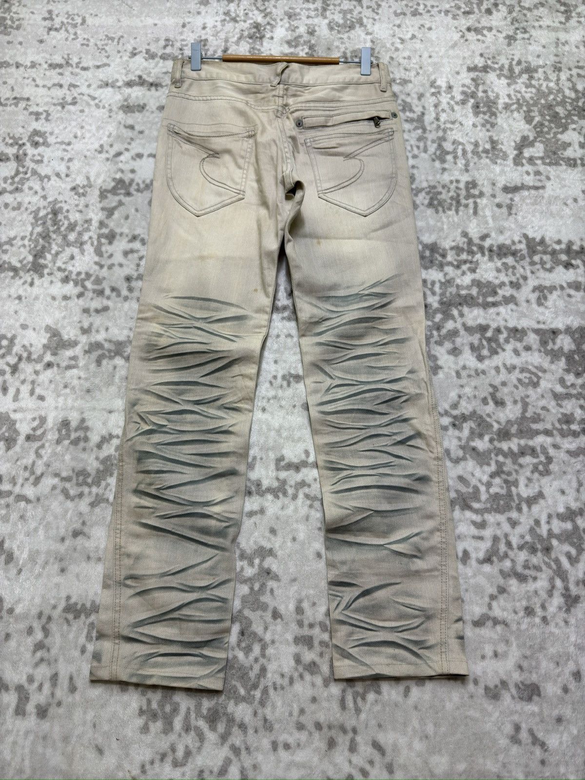 Hysteric Glamour Vintage Y2K Semantic Design Claw Mark Acid Wash Denim Jeans Size US 29 - 2 Thumbnail