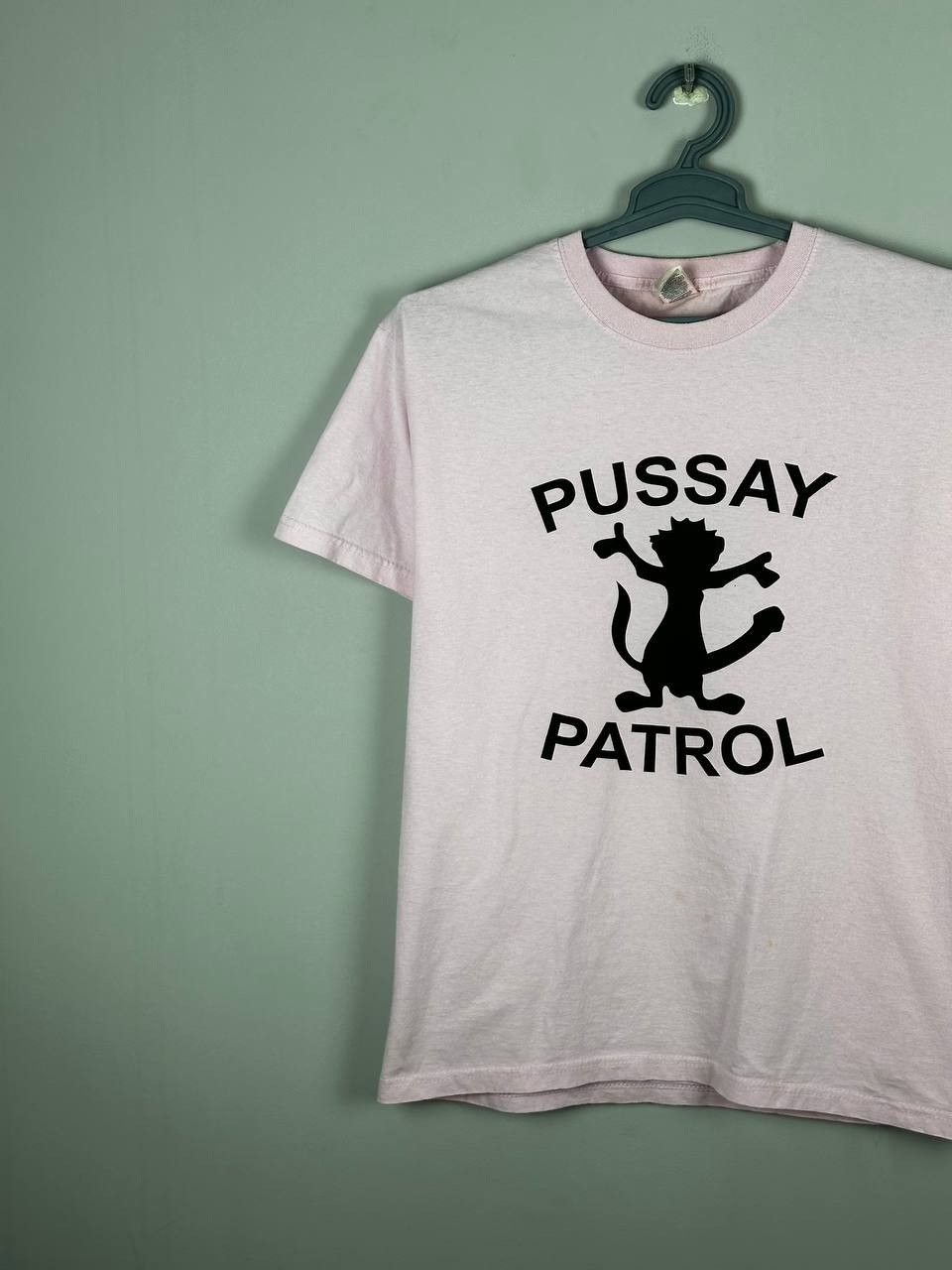 Vintage Vintage Humor Pussay Patrol Big Logo Tee Size US M / EU 48-50 / 2 - 2 Thumbnail