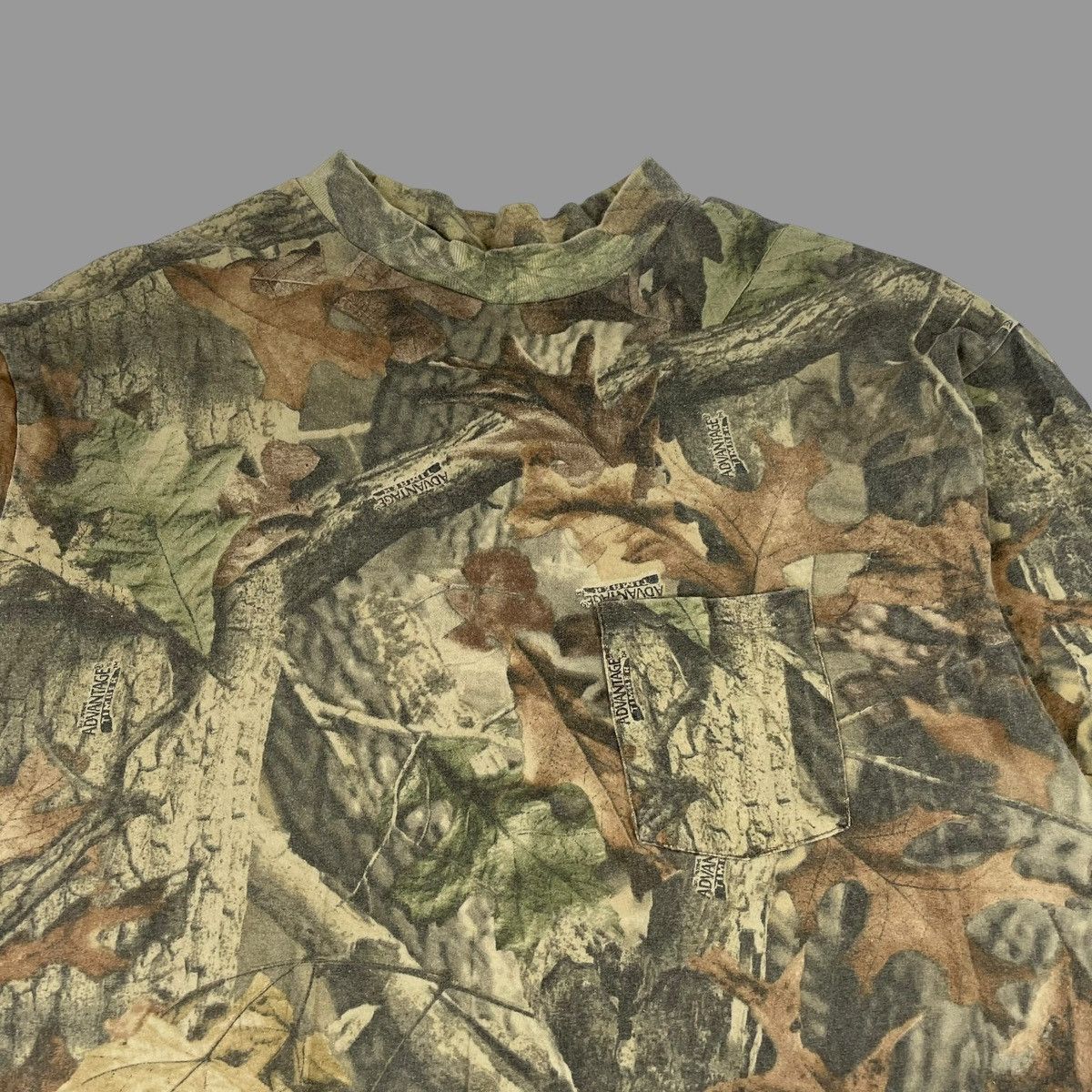 Vintage Vintage 90s single stitch long sleeve camo t shirt Size US XL / EU 56 / 4 - 6 Thumbnail