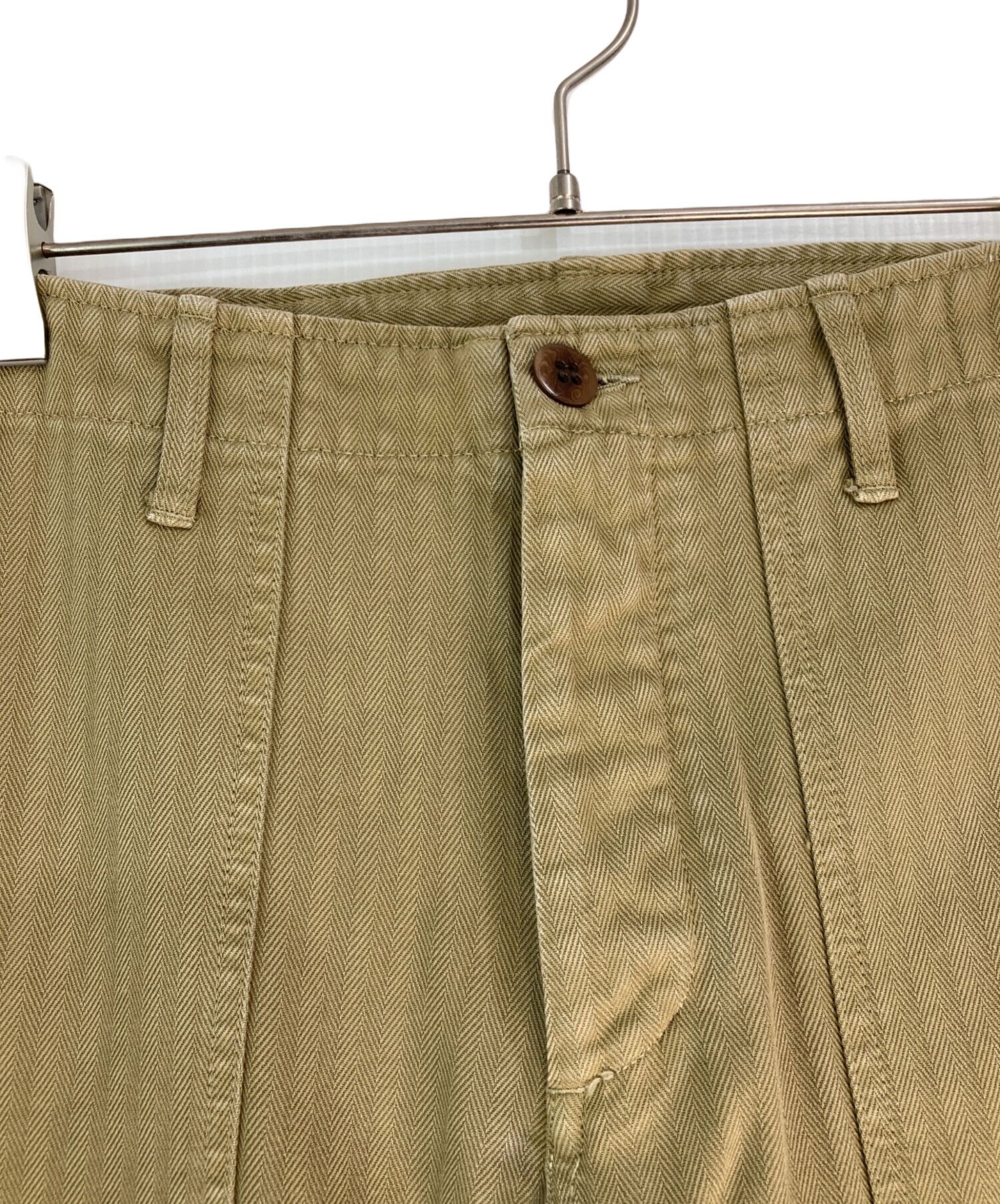 Visvim VISVIM Drill Mill Pants Herringbone Pants Khaki 4 Size US 35 - 3 Thumbnail