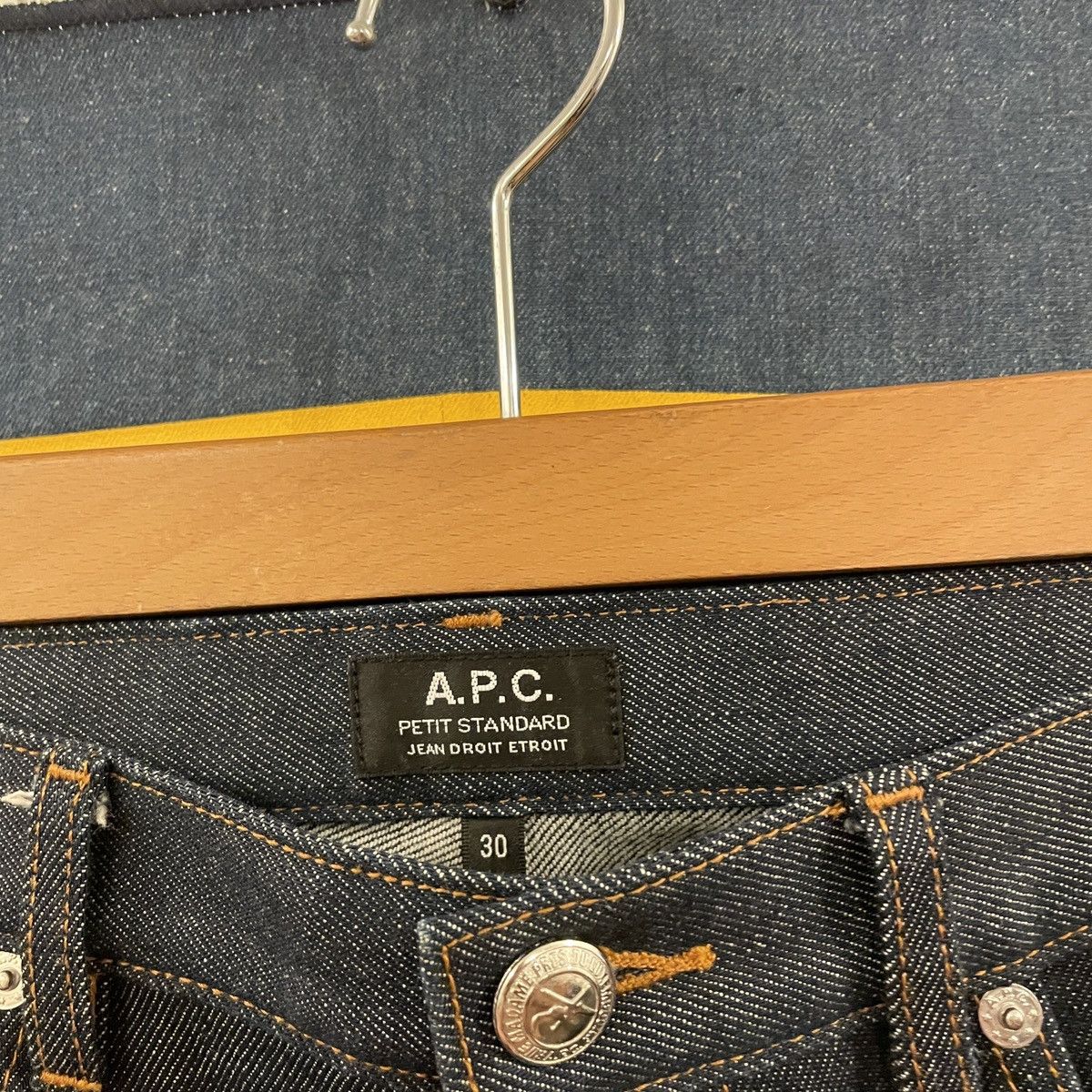 A.P.C. APC Indigo Denim Jeans Size US 30 / EU 46 - 3 Thumbnail