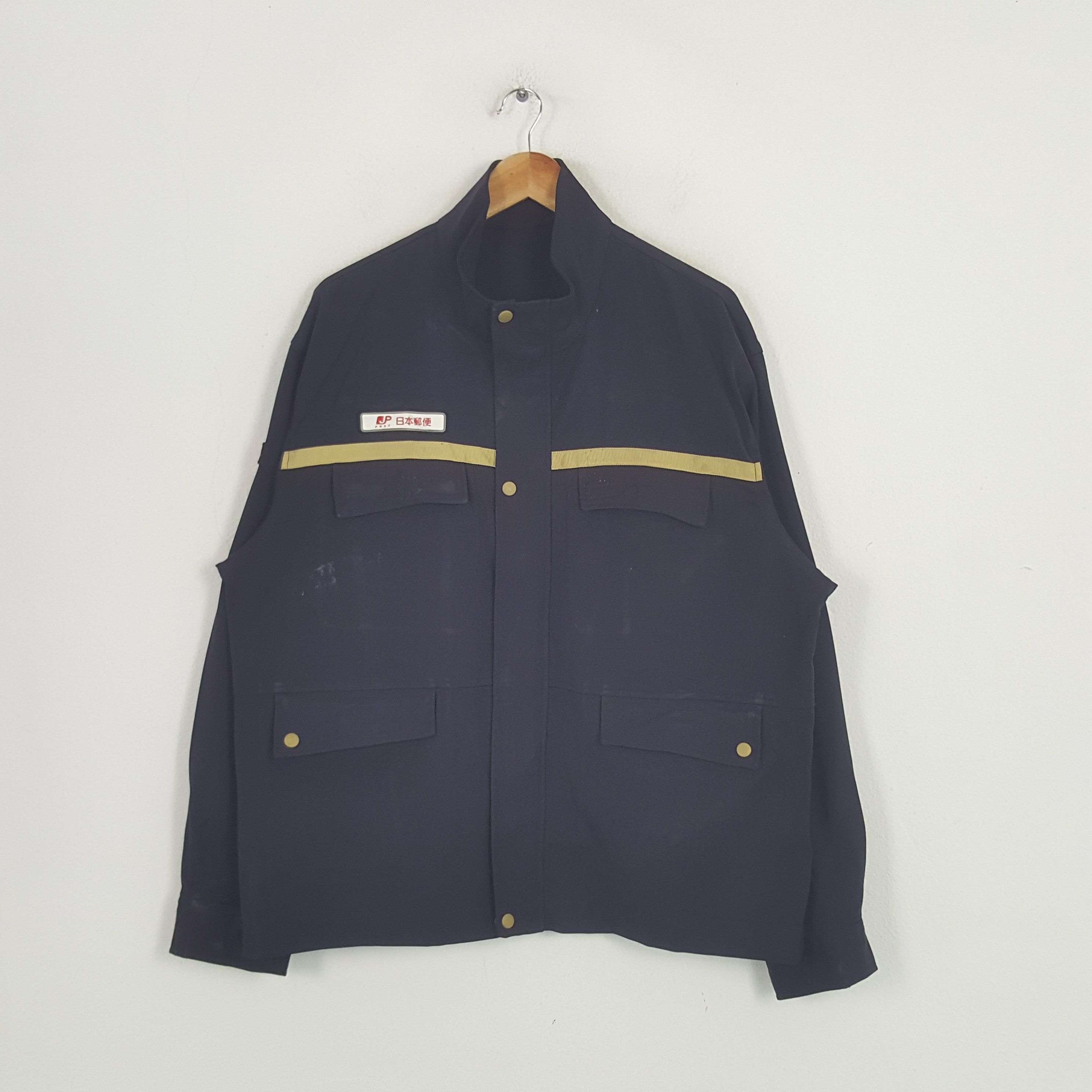 Japanese Brand × Vintage Vintage Japan Post Service Japanese Utility Work Jacket Size US XL / EU 56 / 4 - 3 Thumbnail