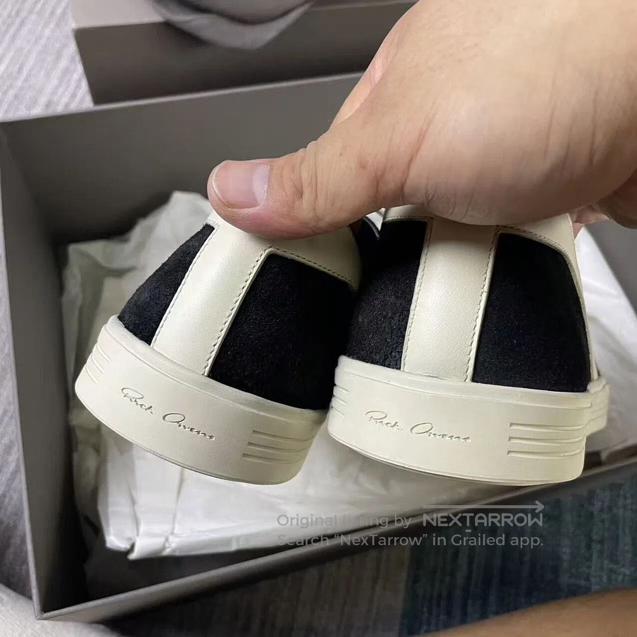 Rick Owens Rick Owens Classic Low Top Sneakers. Size US 7 / EU 40 - 6 Thumbnail