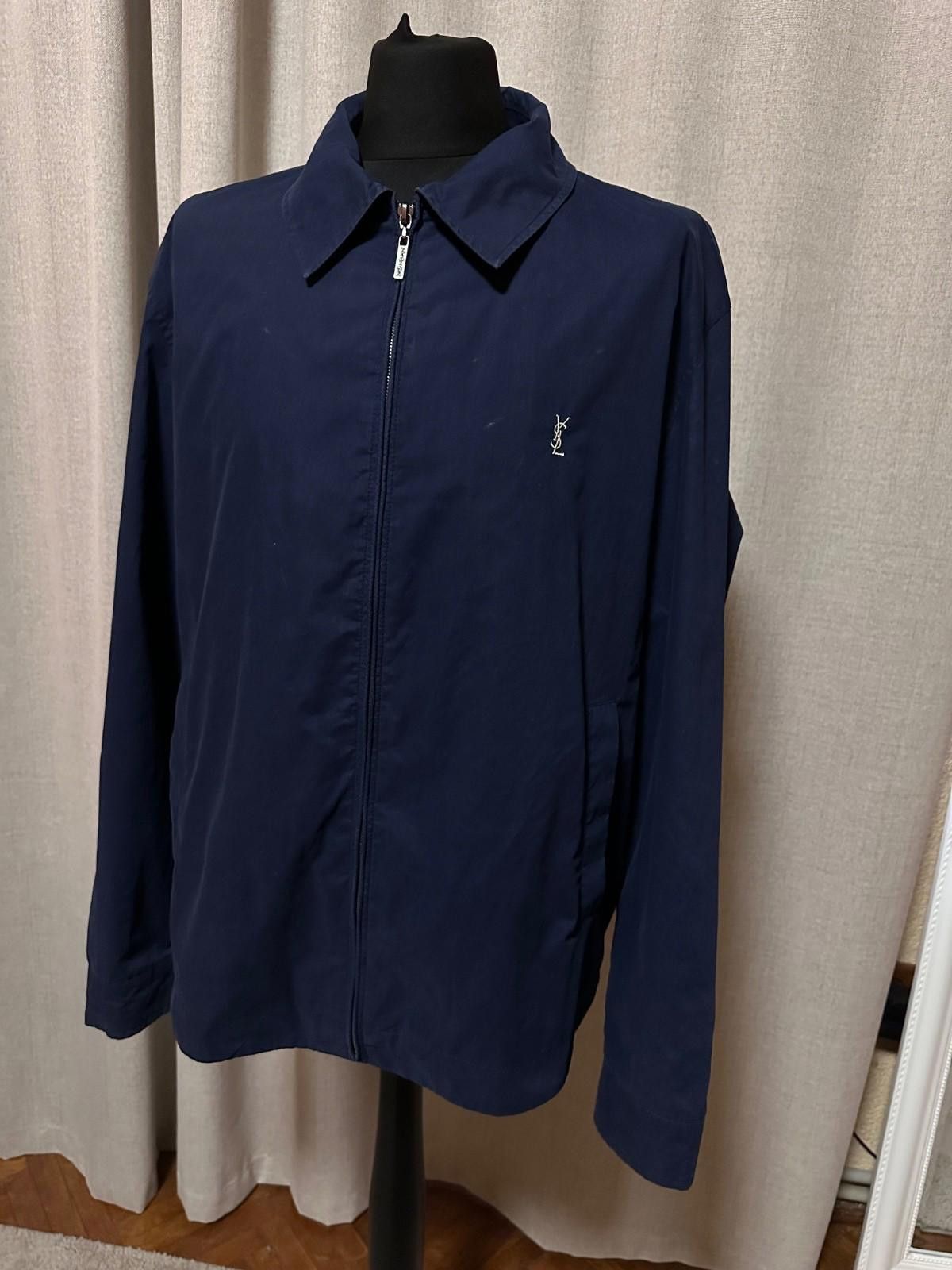 Yves Saint Laurent Vintage Yves Saint Laurent Bomber Jacket YSL Men Size M Blue Size US M / EU 48-50 / 2 - 3 Thumbnail