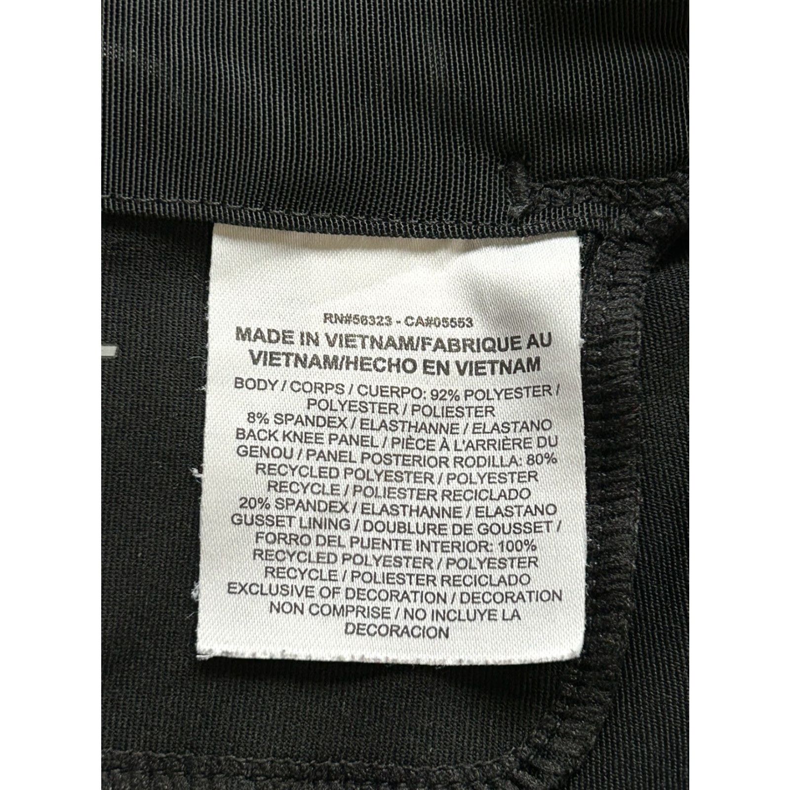 Nike Nike Leggings Womens Black Cropped Dri-Fit Swoosh Logo Medium Size 32" / US 10 / IT 46 - 6 Thumbnail