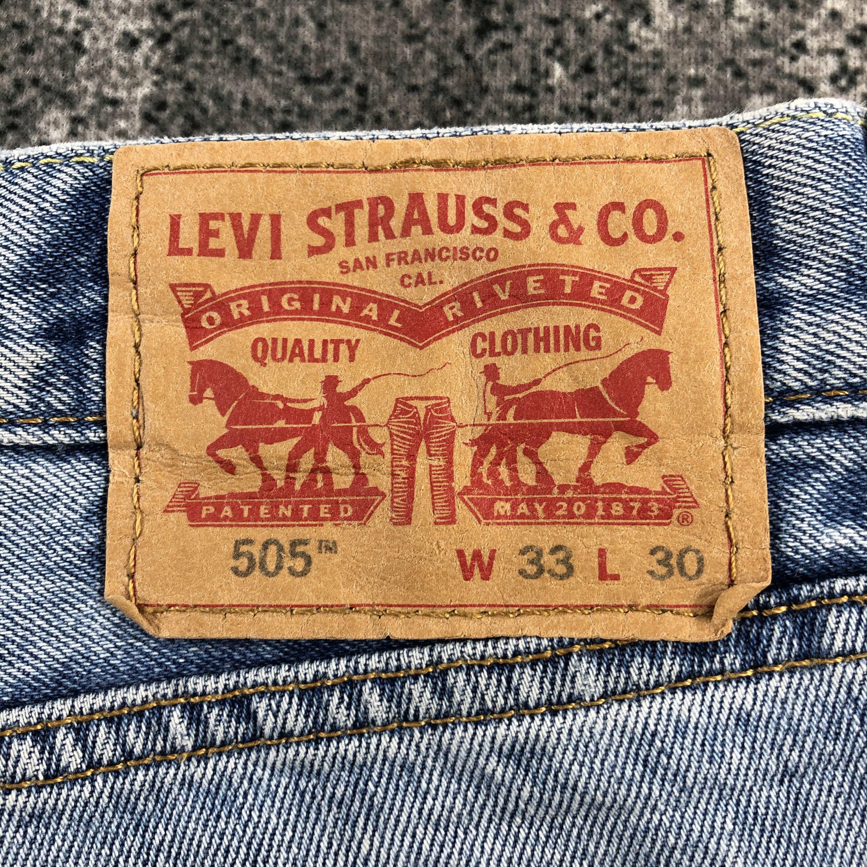Levi's Vintage Levi's 505 Jeans Faded Blue Denim KJ838 Size US 33 - 5 Thumbnail