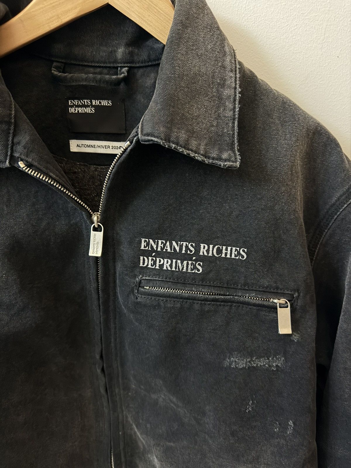 Enfants Riches Deprimes Enfants Riches Deprimes - Black Padded Work Jacket Size US S / EU 44-46 / 1 - 2 Thumbnail