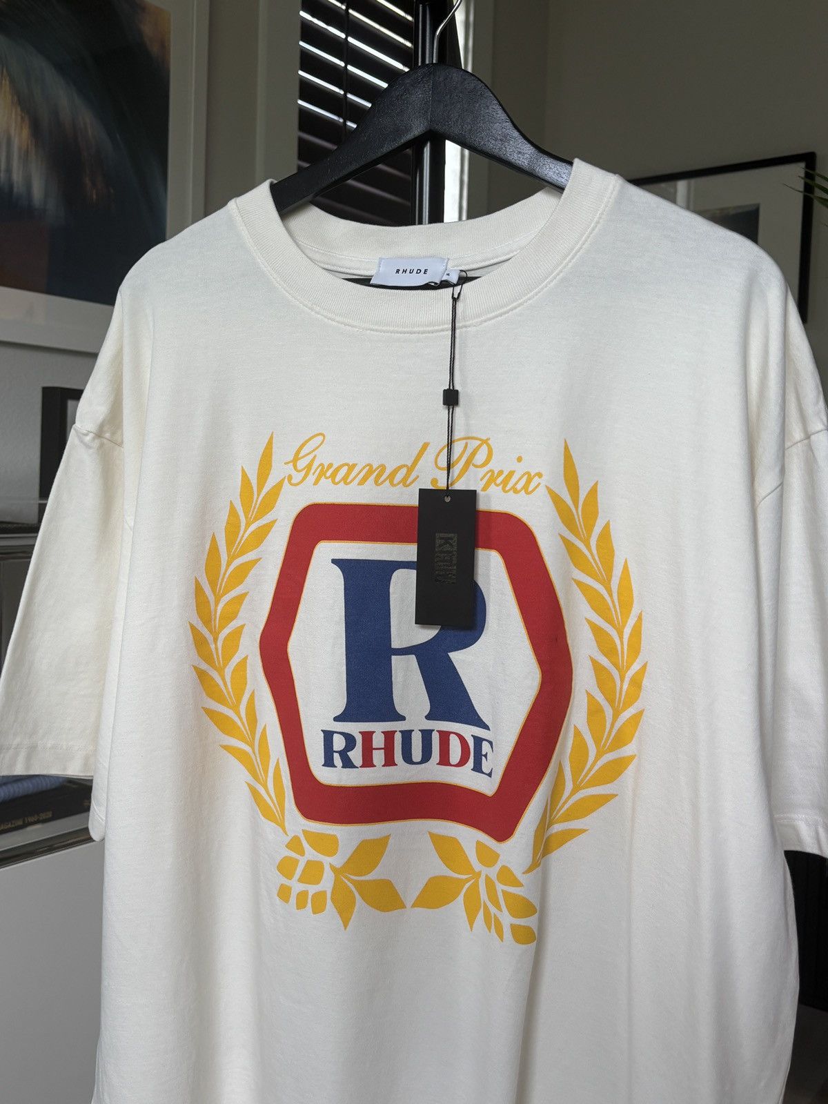 Rhude RHUDE WORLDWIDE LOGO TEE Size US XL / EU 56 / 4 - 3 Thumbnail