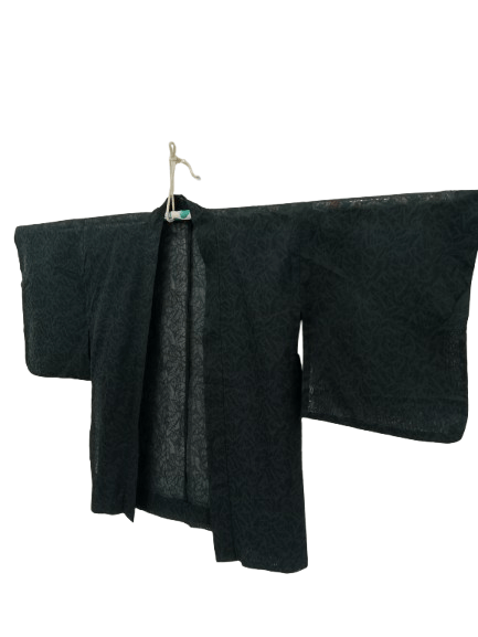 Komono Vintage Haori Kimono Cardigan Nice Motif Japanese Style Size L / US 10 / IT 46 - 1 Thumbnail