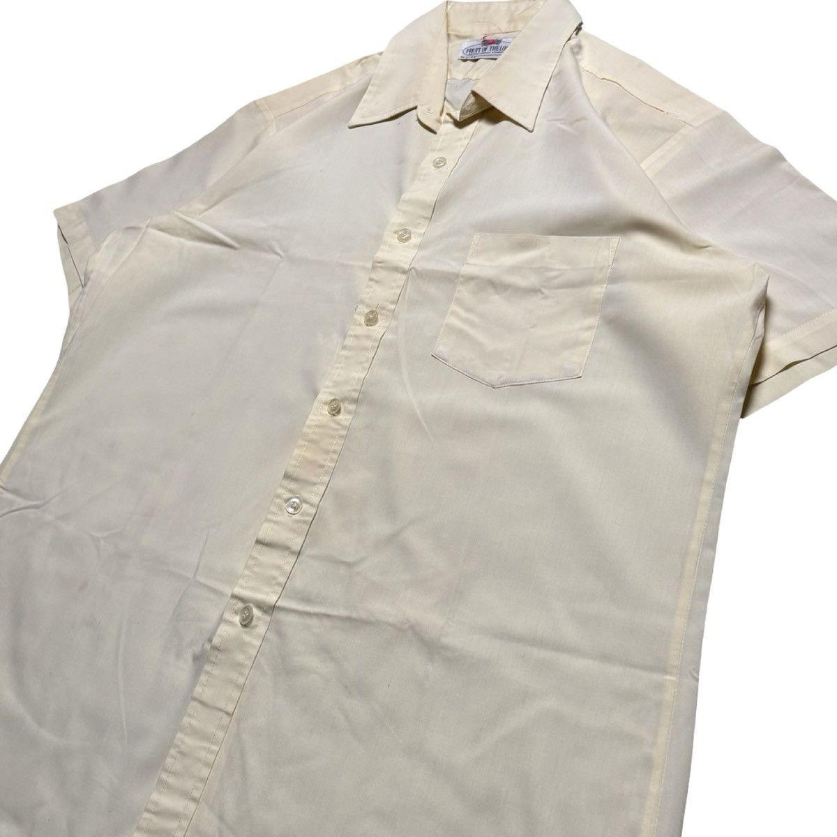 Fruit Of The Loom Vintage 50s 60s Fruit of the Loom Dress Button Shirt L Size US L / EU 52-54 / 3 - 2 Thumbnail