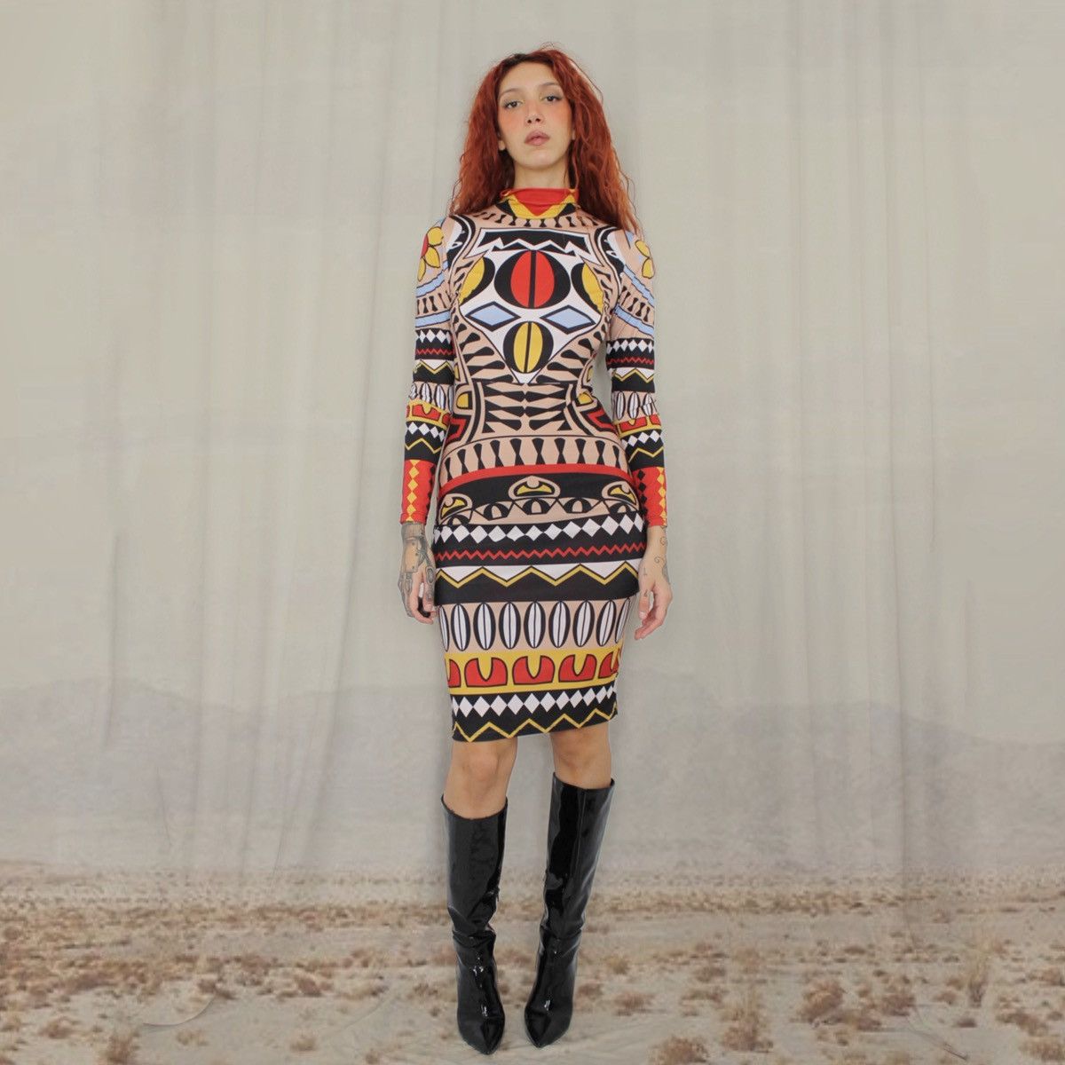 Other 🪇TRIBAL MIDI DRESS🪇 Size M / US 6-8 / IT 42-44 - 1 Thumbnail