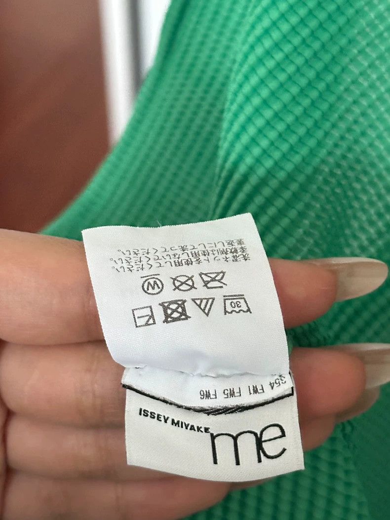 Other Issey Miyake size:one size Green pleated short-sleeved shi Size XS / US 0-2 / IT 36-38 - 3 Thumbnail