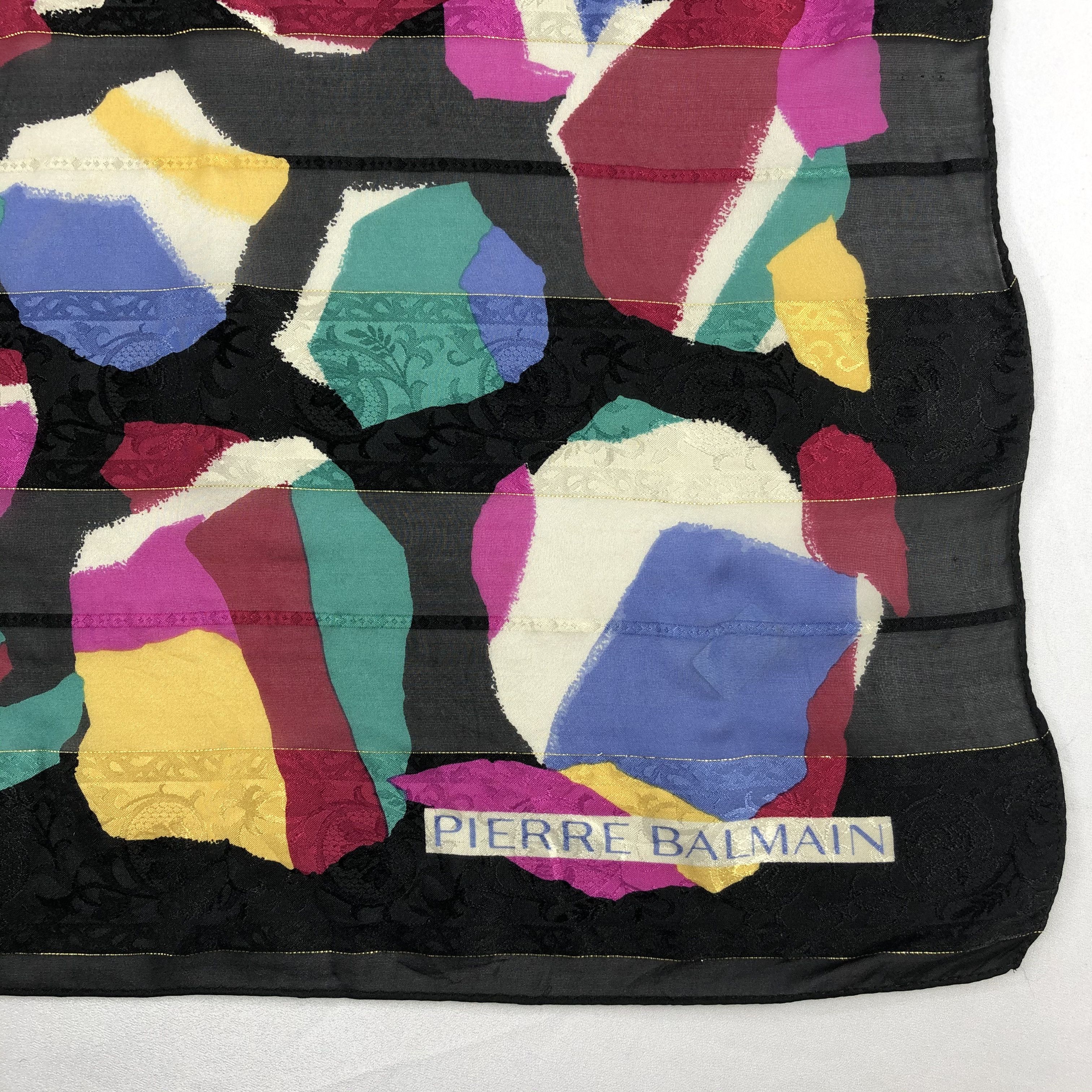 Pierre Balmain Vintage Pierre Balmain Silk Scarf Size ONE SIZE - 4 Thumbnail