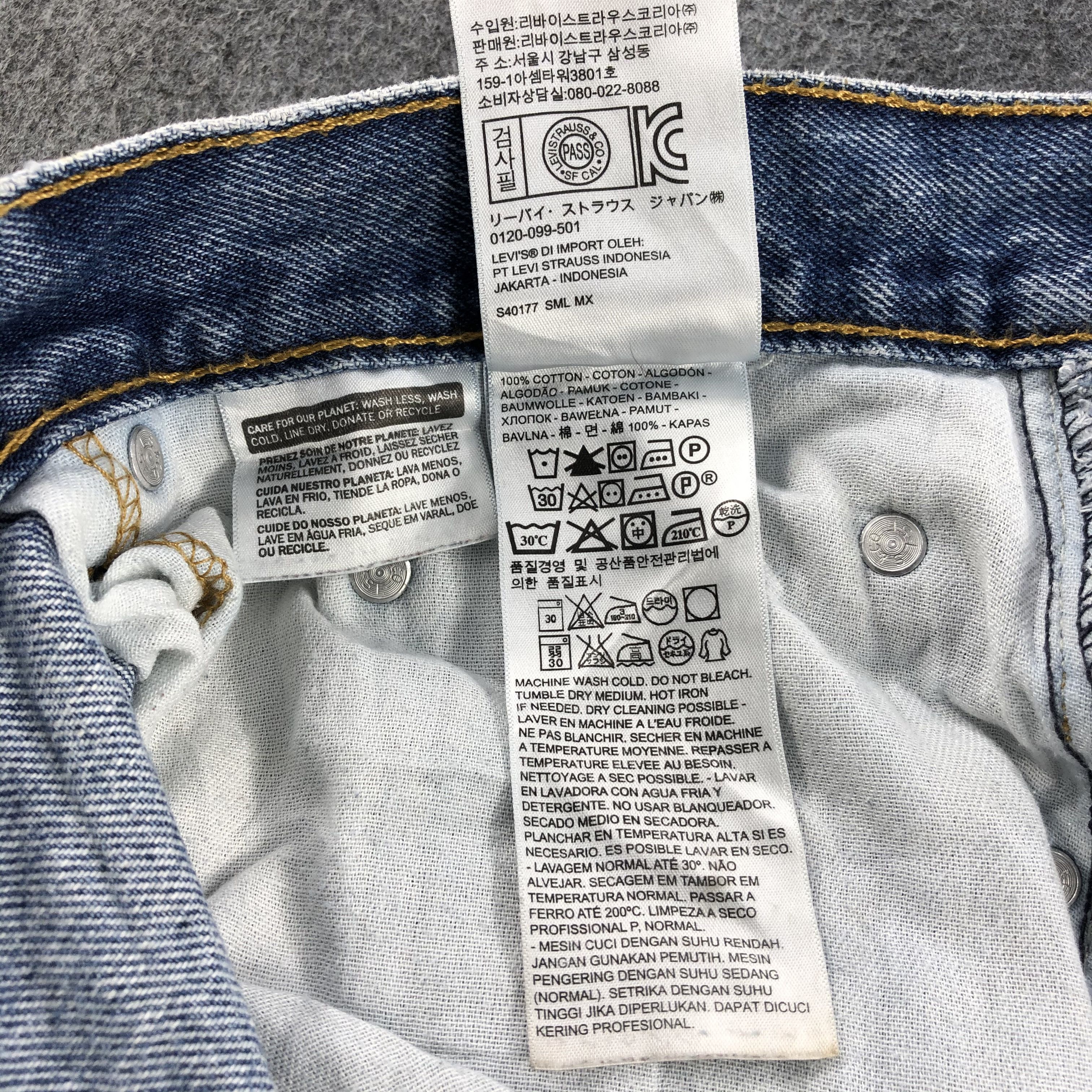 Levi's Vintage Blue Washed Levis 550 Jeans-J935 Size US 38 / EU 54 - 10 Thumbnail