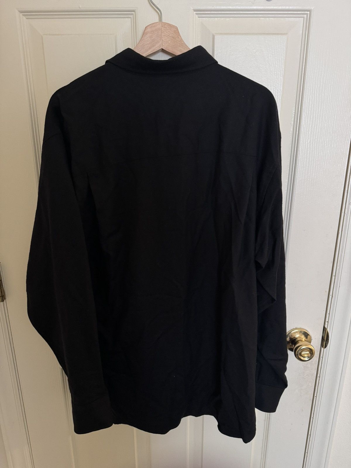 Auralee Auralee Superlight Wool Shirt in Black Size US XL / EU 56 / 4 - 2 Thumbnail
