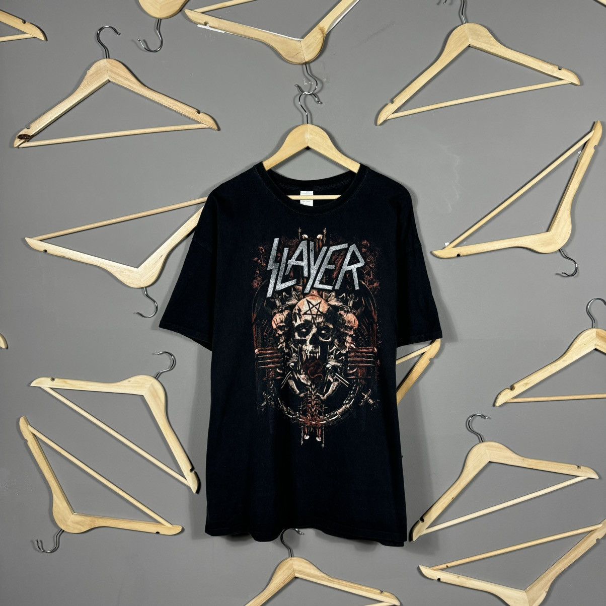Band Tees Slayer 2018 World Tour Rare T-shirt Size US XXL / EU 58 / 5 - 1 Thumbnail