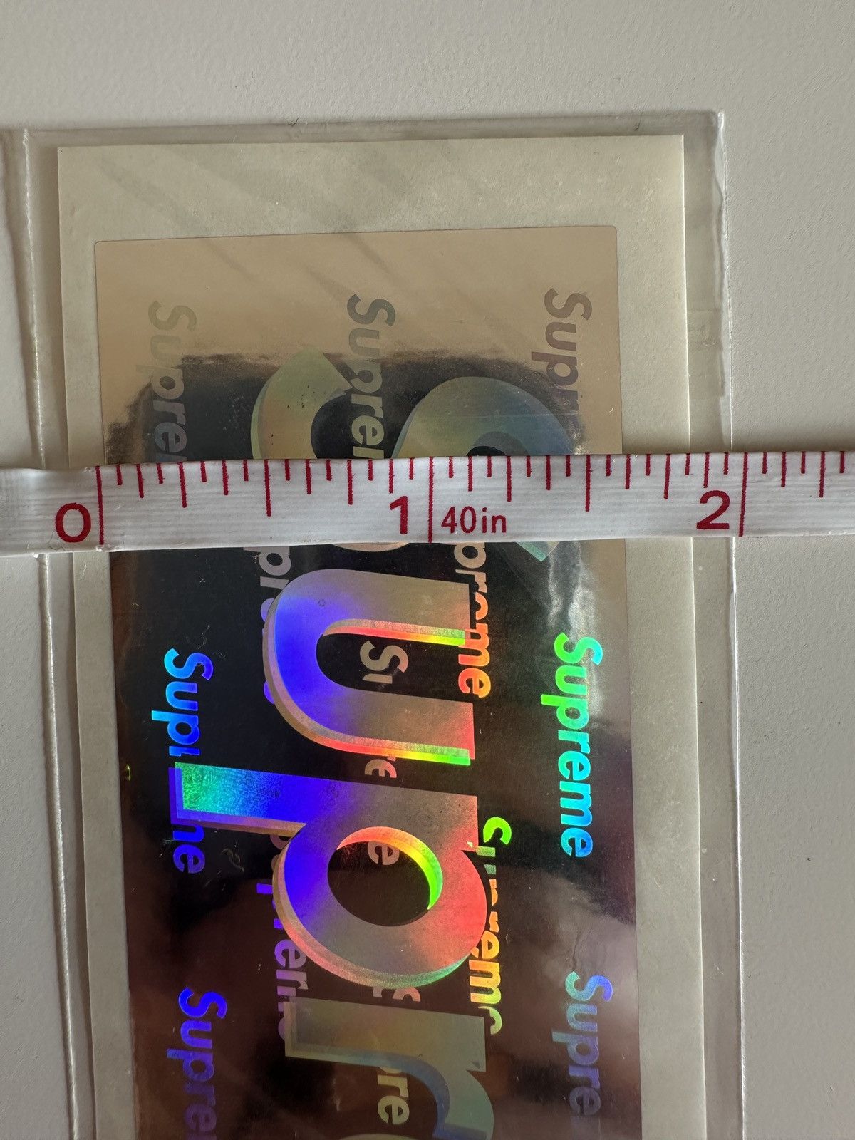 Supreme Supreme Holographic Foil Box Logo Sticker Size ONE SIZE - 4 Thumbnail