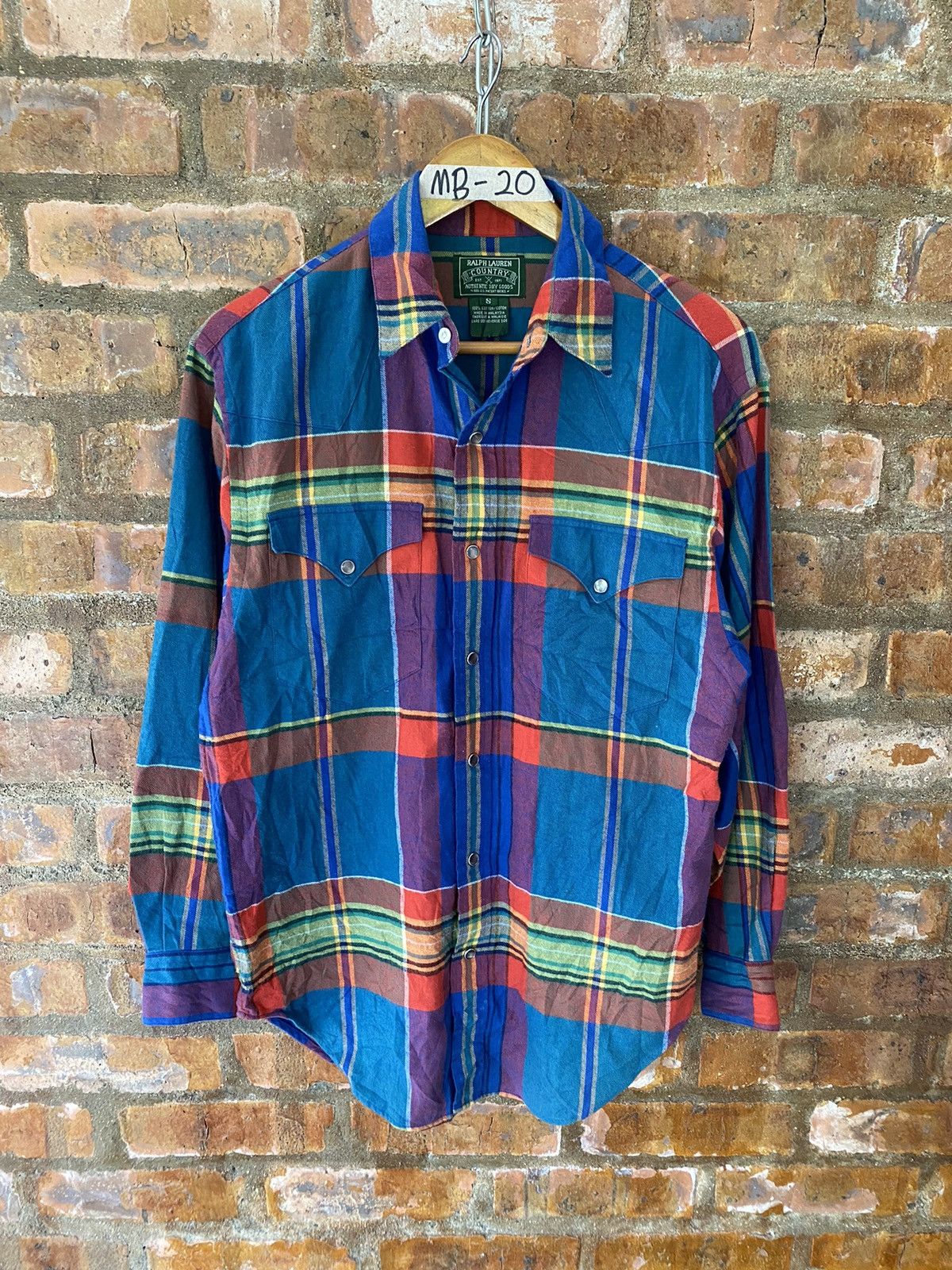 RRL Ralph Lauren 🔥1990s Ralph Lauren Country Check tartan Size US M / EU 48-50 / 2 - 2 Thumbnail