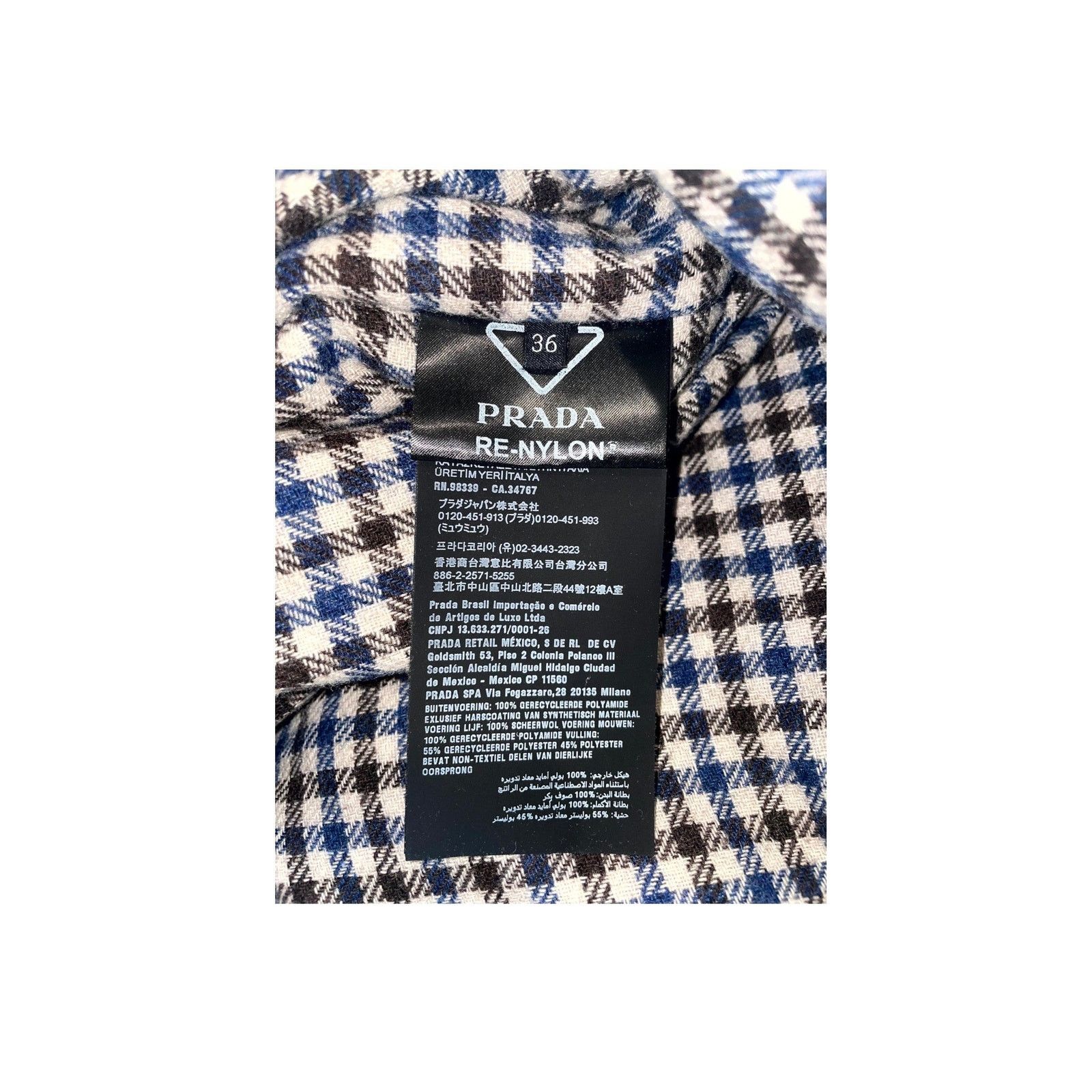 Prada Prada Nylon Navy Puffer Jacket Size US L / EU 52-54 / 3 - 8 Thumbnail