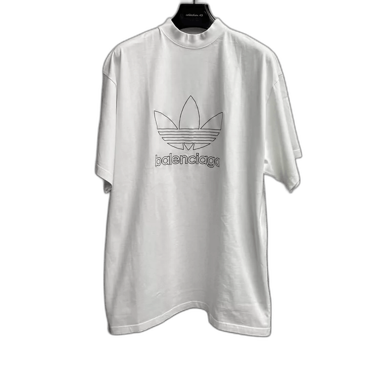 Balenciaga Balenciaga Adidas Logo Print Casual Short Sleeve T-shirt Size US M / EU 48-50 / 2 - 1 Thumbnail